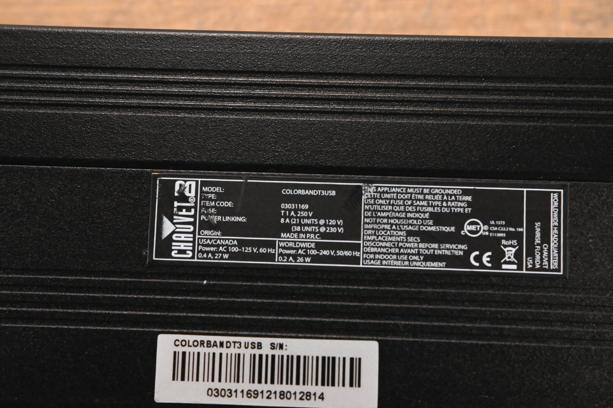 Chauvet COLORband T3USB Linear RGB Wash Light