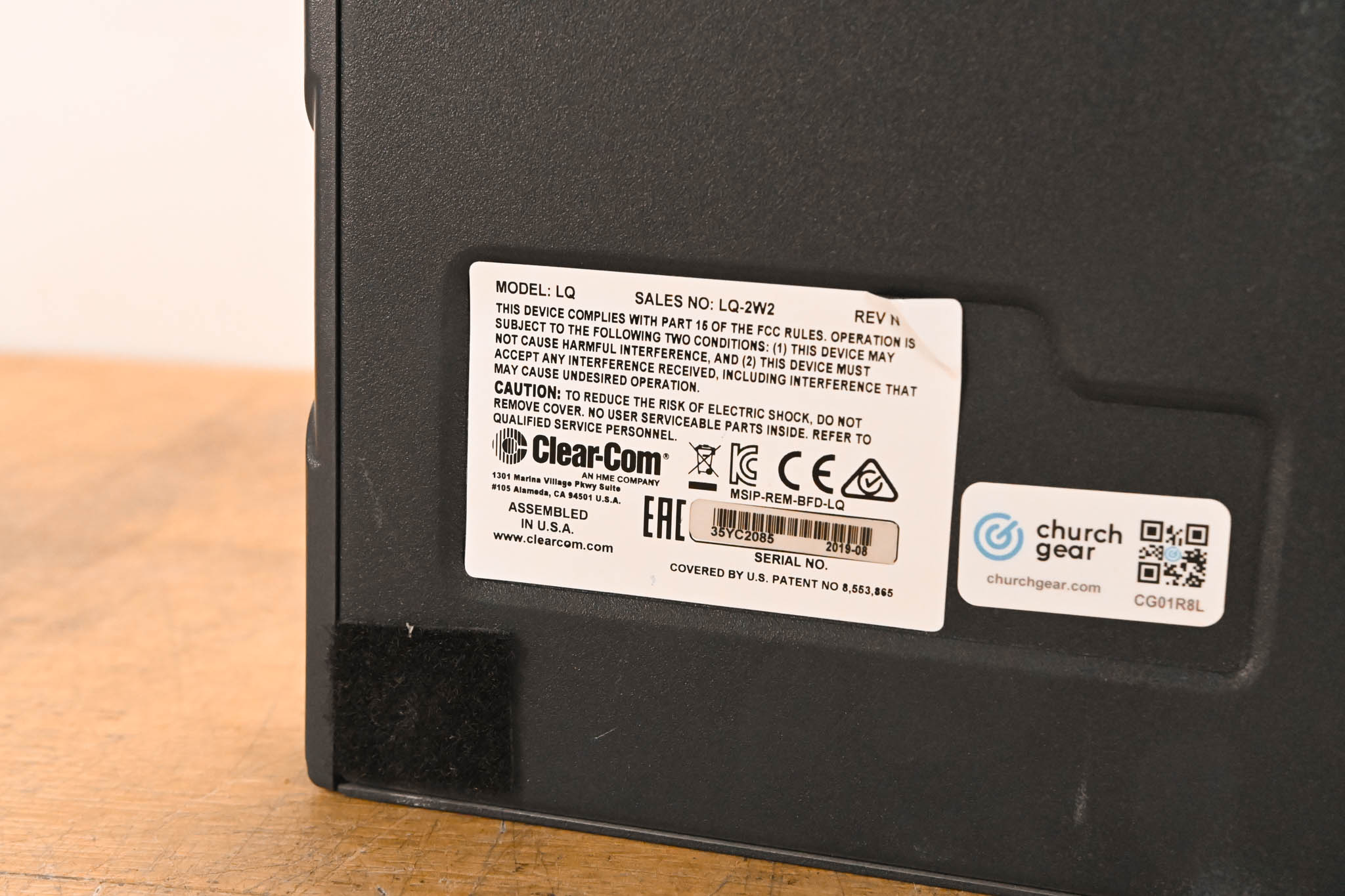 Clear-Com LQ-2W2 Compact 2-Port Partyline IP Interface (NO POWER SUPPLY)