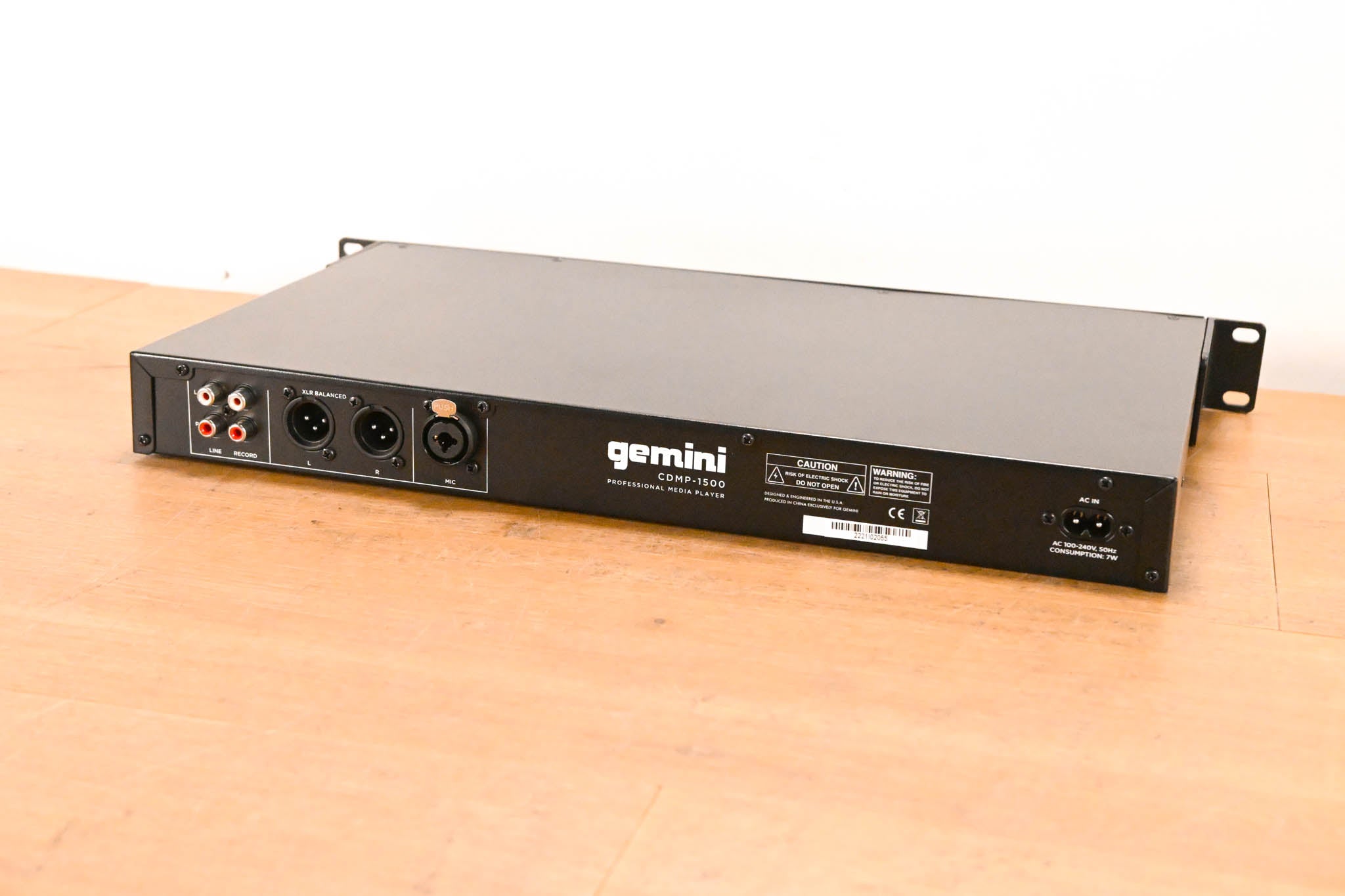 Gemini CDMP-1500 Rackmount CD and USB Media Player