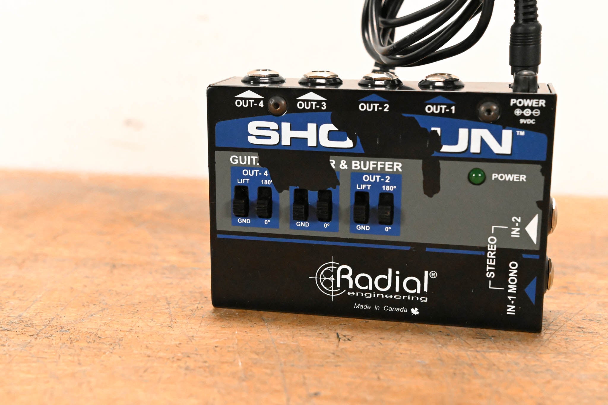 Radial Engineering SHOTGUN 4-Channel Guitar Amp Driver