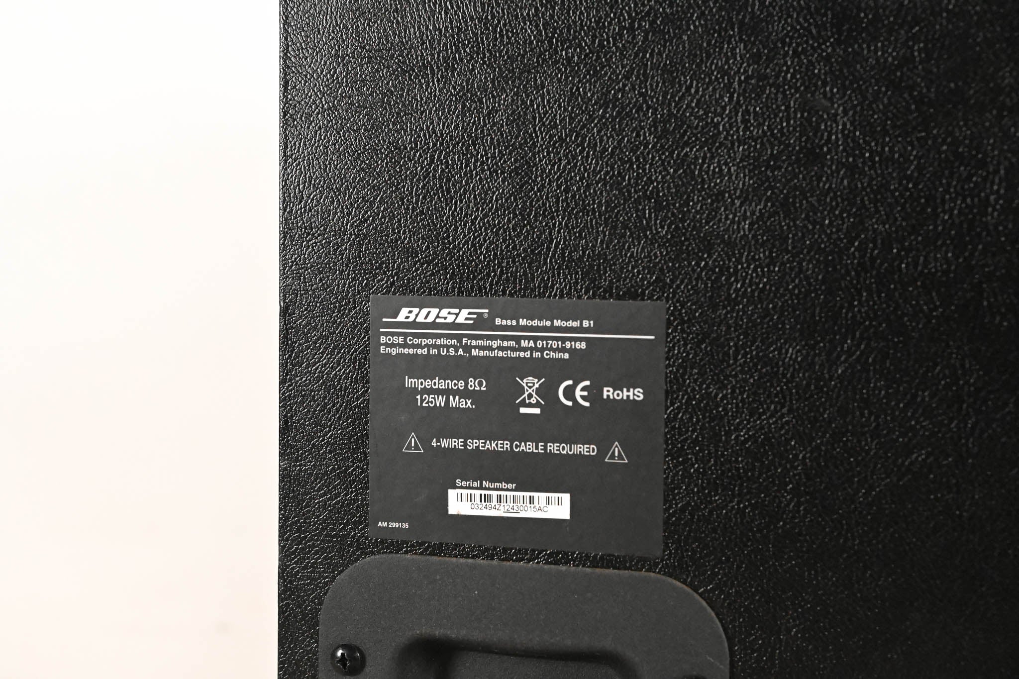 Bose B1 Passive Bass Module for L1 Portable PA Systems