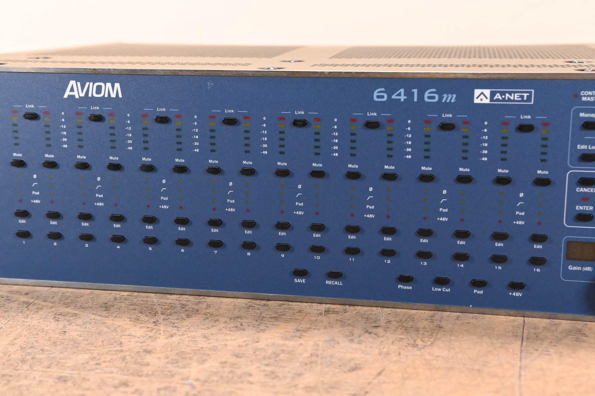 Aviom 6416m 16-Channel Mic Input Module