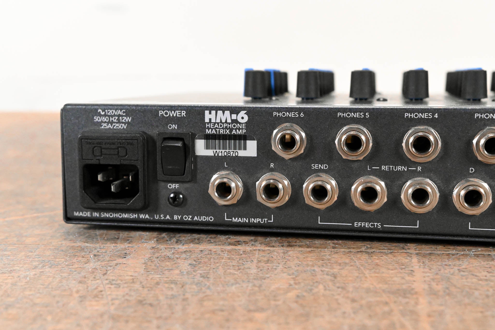 Oz Audio Q-Mix HM-6 6-Channel Headphone Mixer/Amplifier