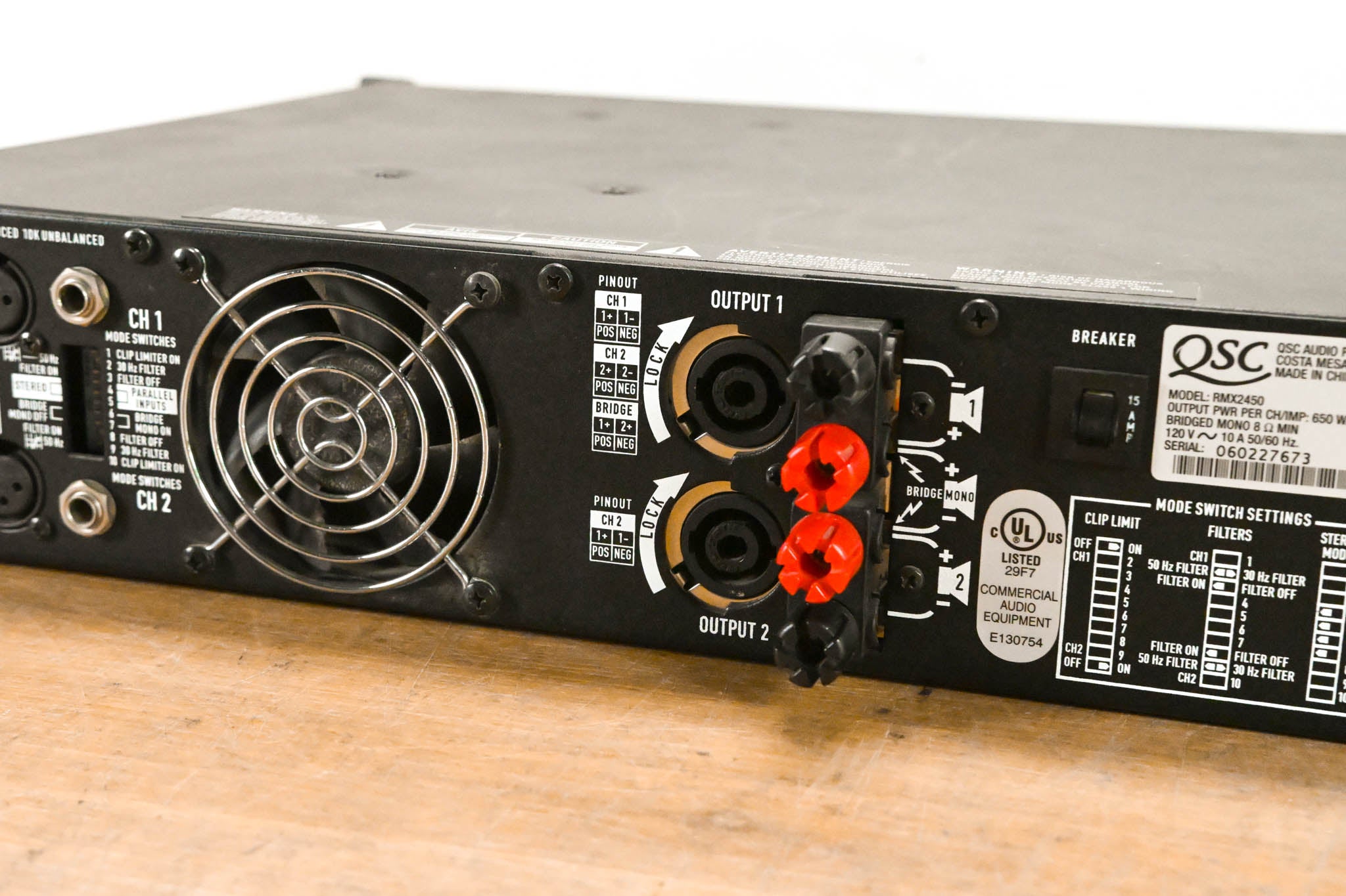 QSC RMX2450 2-Channel Power Amplifier