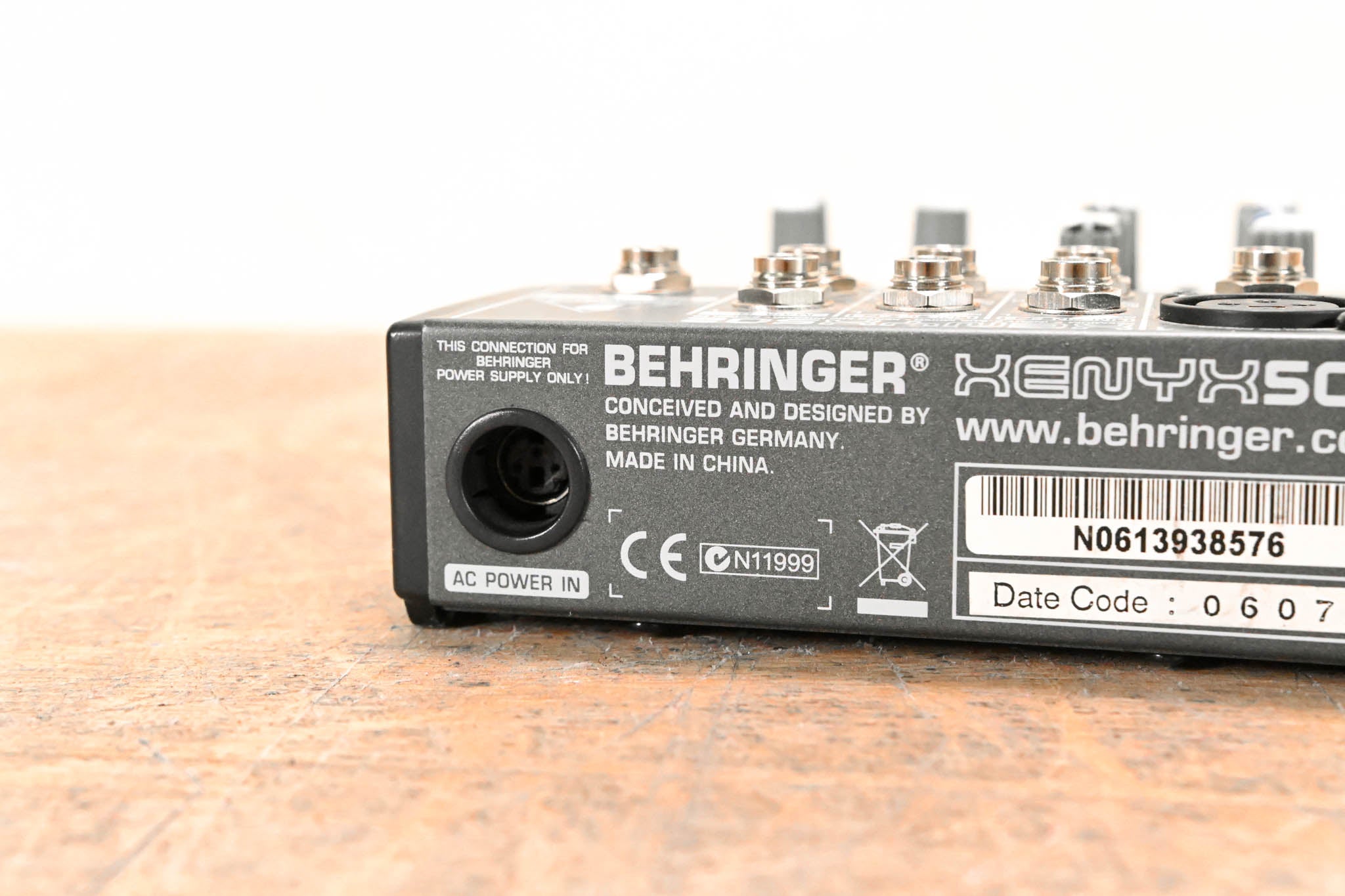 Behringer XENYX 502 5-Input 2-Bus Mixer (NO POWER SUPPLY)
