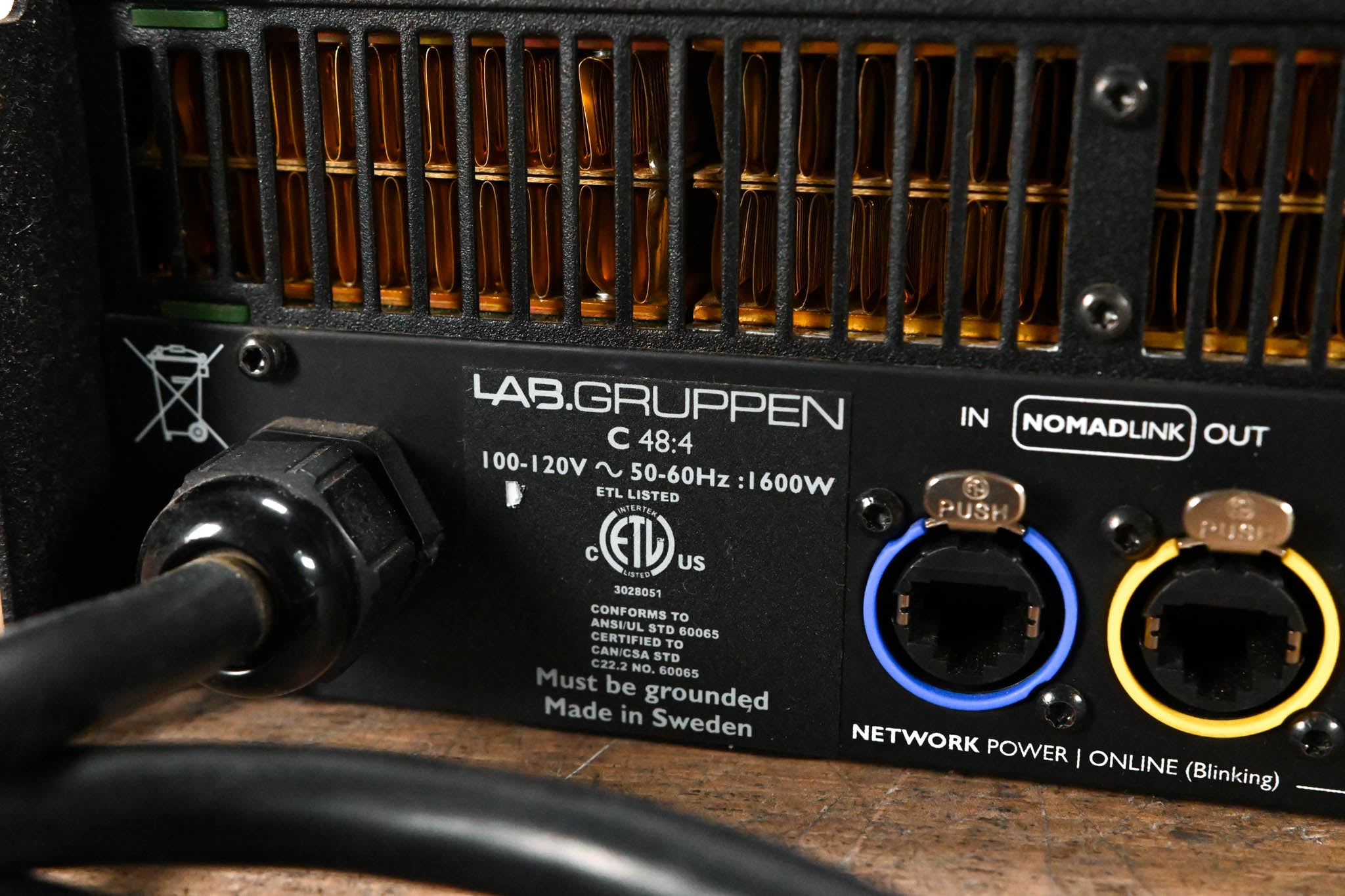 Lab Gruppen C 48:4 4800W 4-Channel Power Amplifier