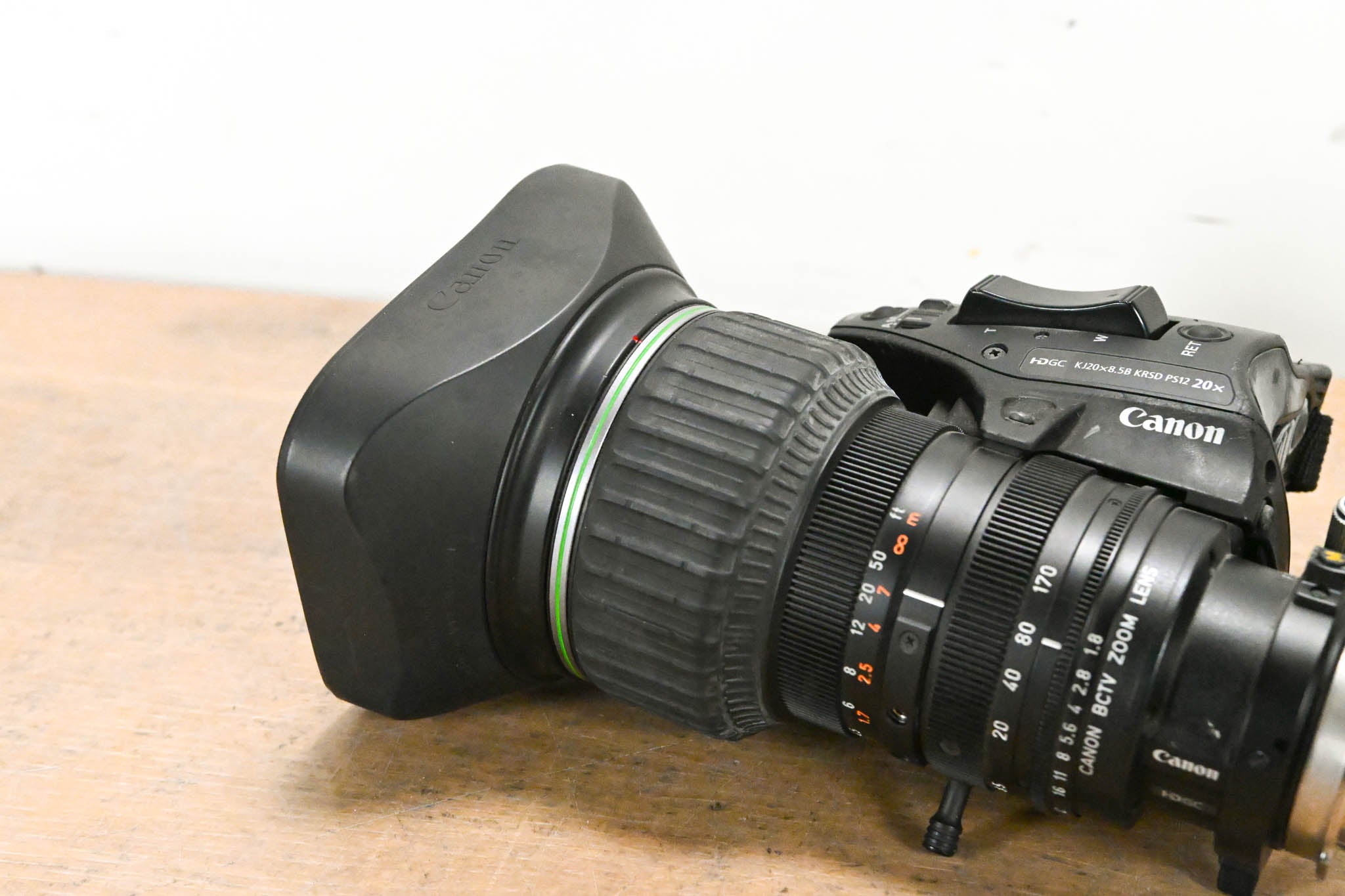 Canon KJ20x8.5B KRSD PS12 20x HDgc Series HDTV Zoom Lens 1:8.5-170mm