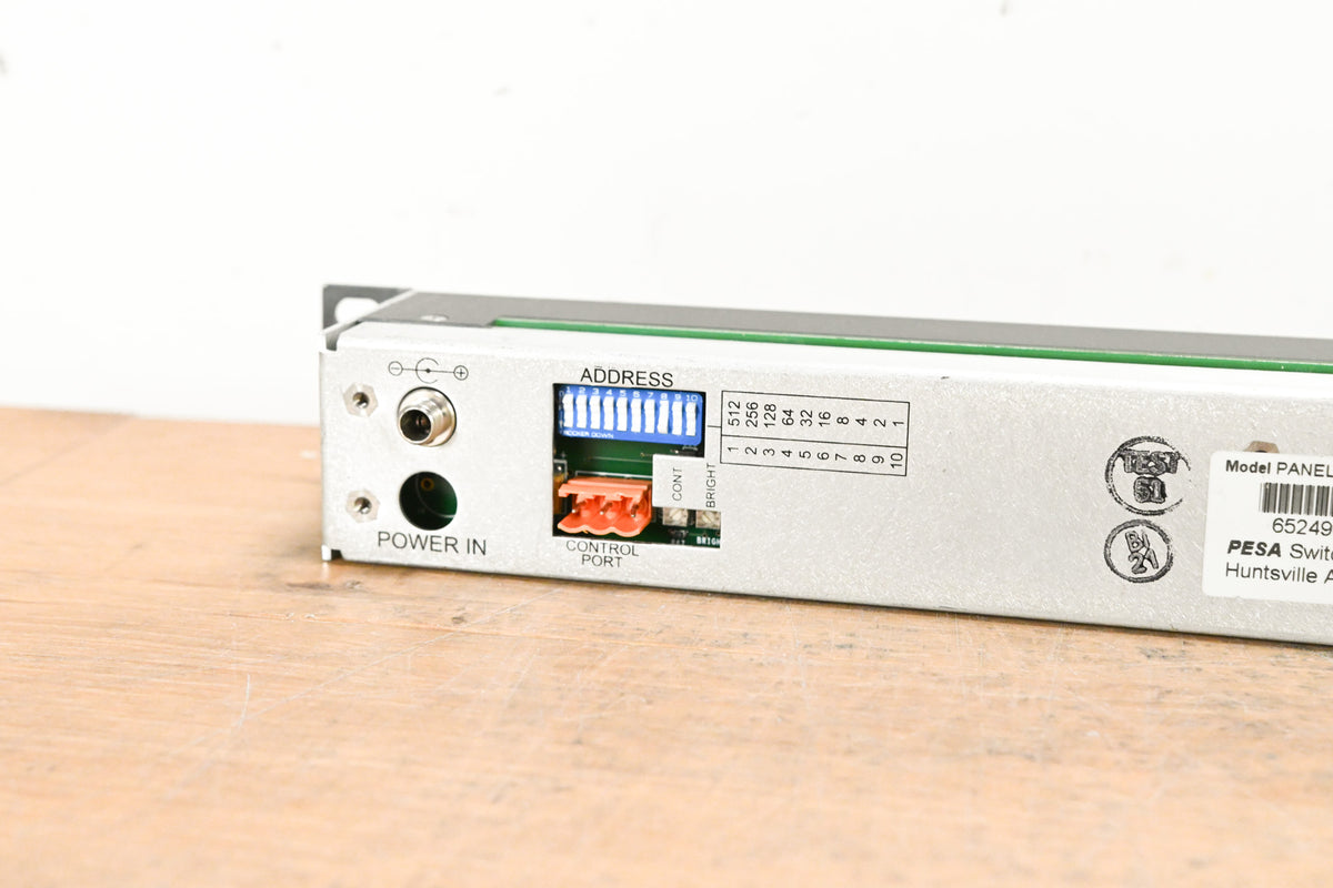 Pesa RCP-GPI Control Panel (NO POWER SUPPLY)