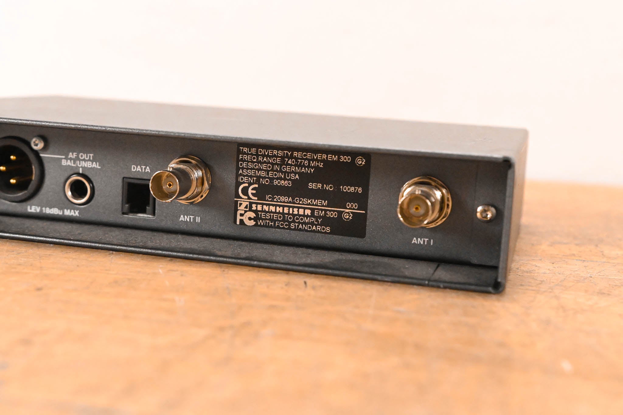 Sennheiser EM 300 G2 Wireless Receiver - 740-776 MHz (NO POWER SUPPLY)