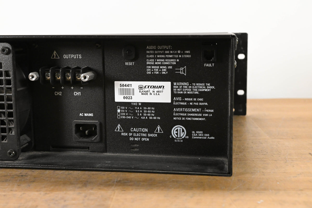 Crown CL2 Contractor Series 2-Channel Power Amplifier