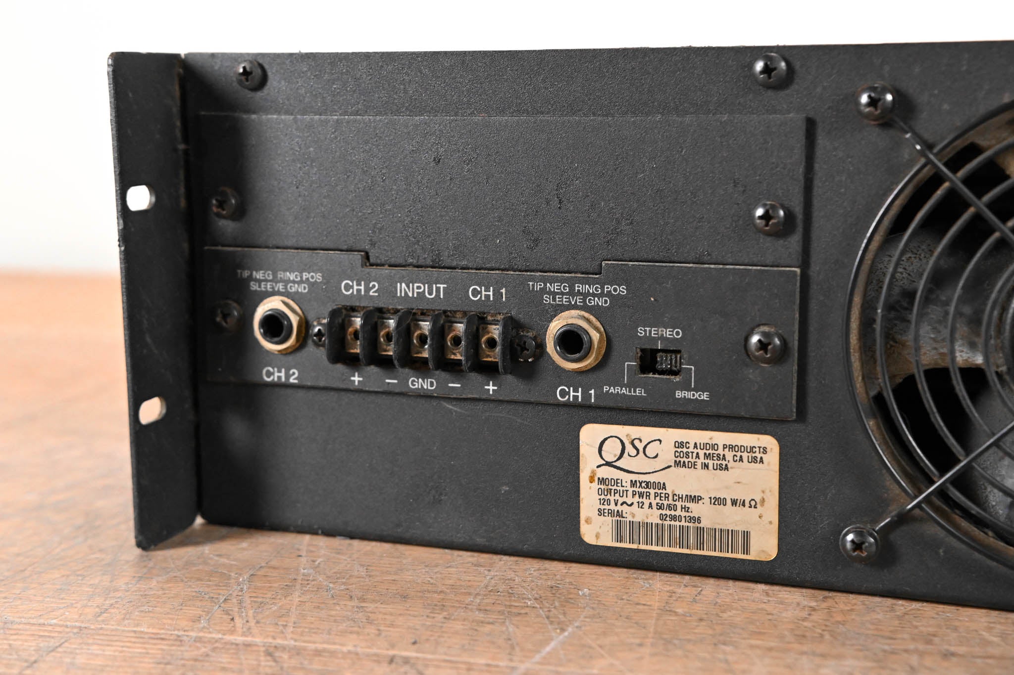 QSC MX 3000a 2-Channel Power Amplifier