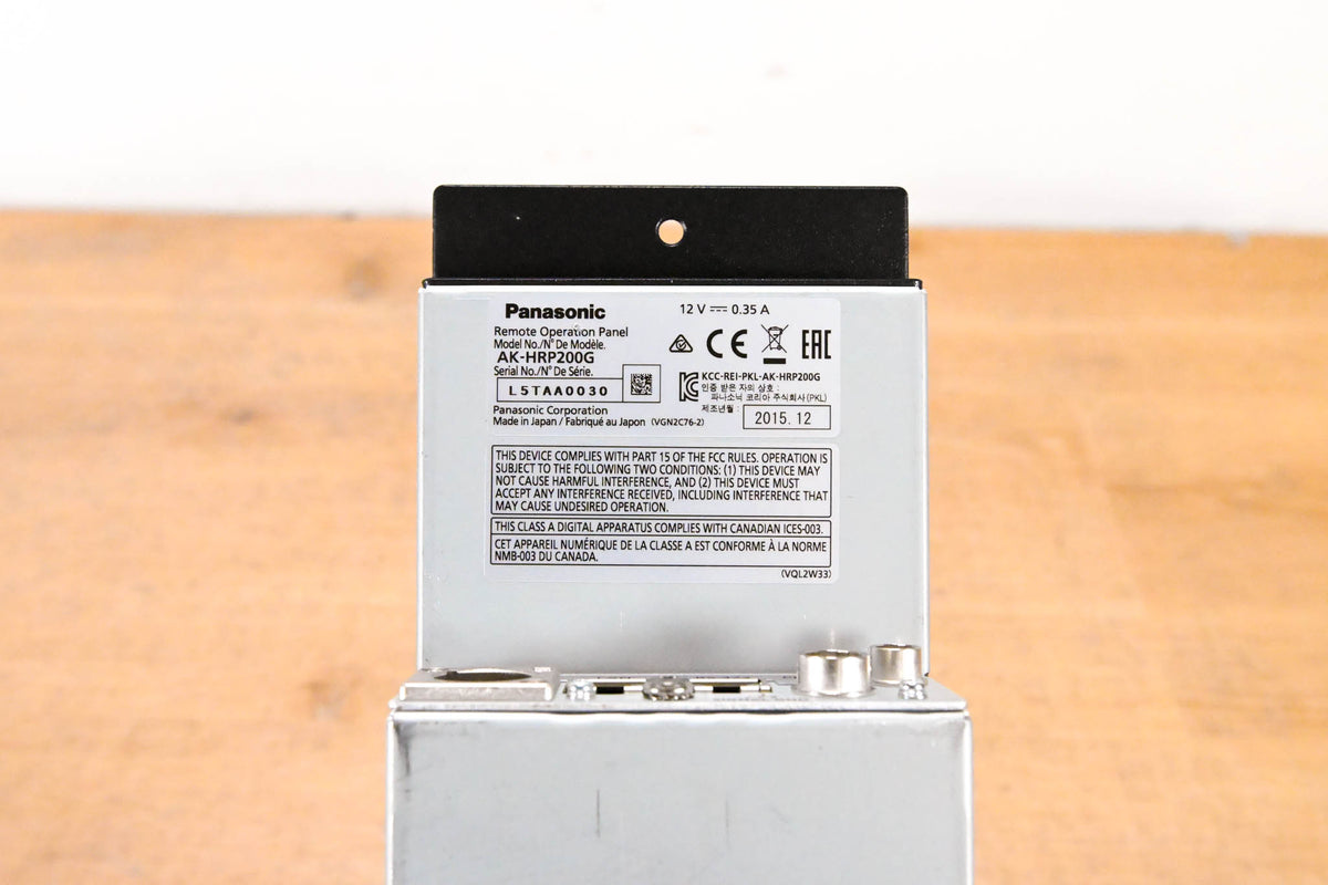 Panasonic AK-HRP200G Remote Operation Panel