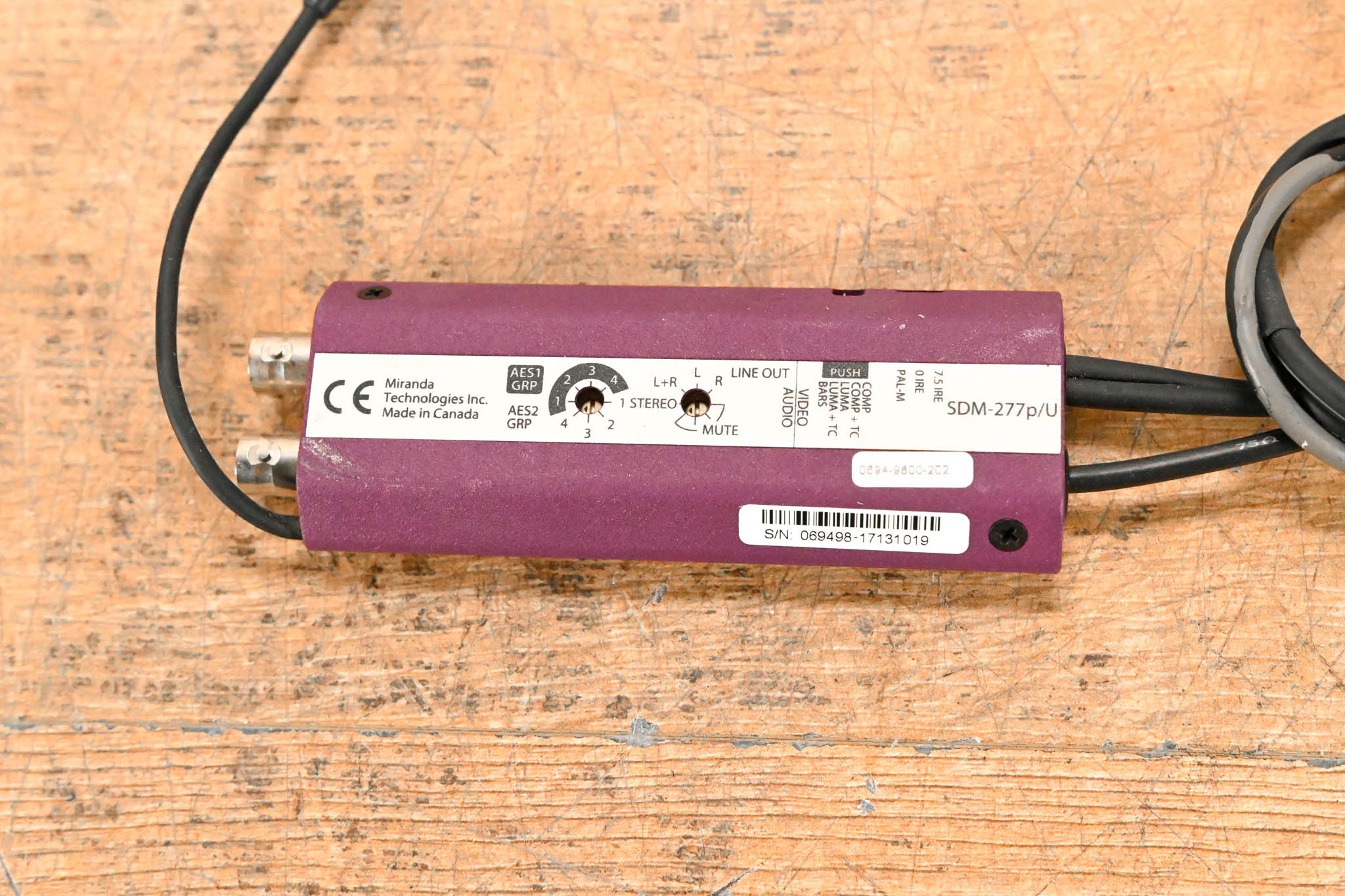 Miranda picoLink SDM-277p/U SDI to NTSC/PAL and Analog Converter(NO PSU)