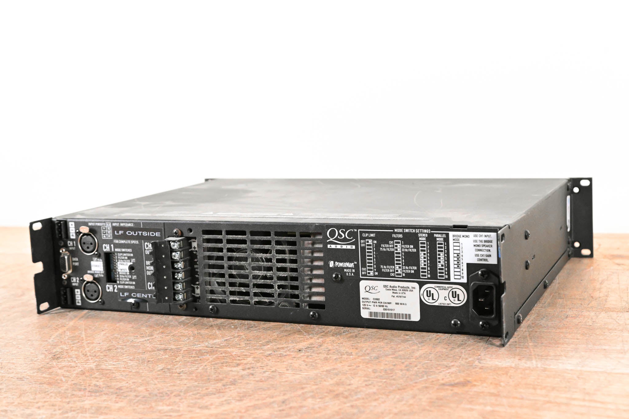 QSC CX902 2-Channel Power Amplifier