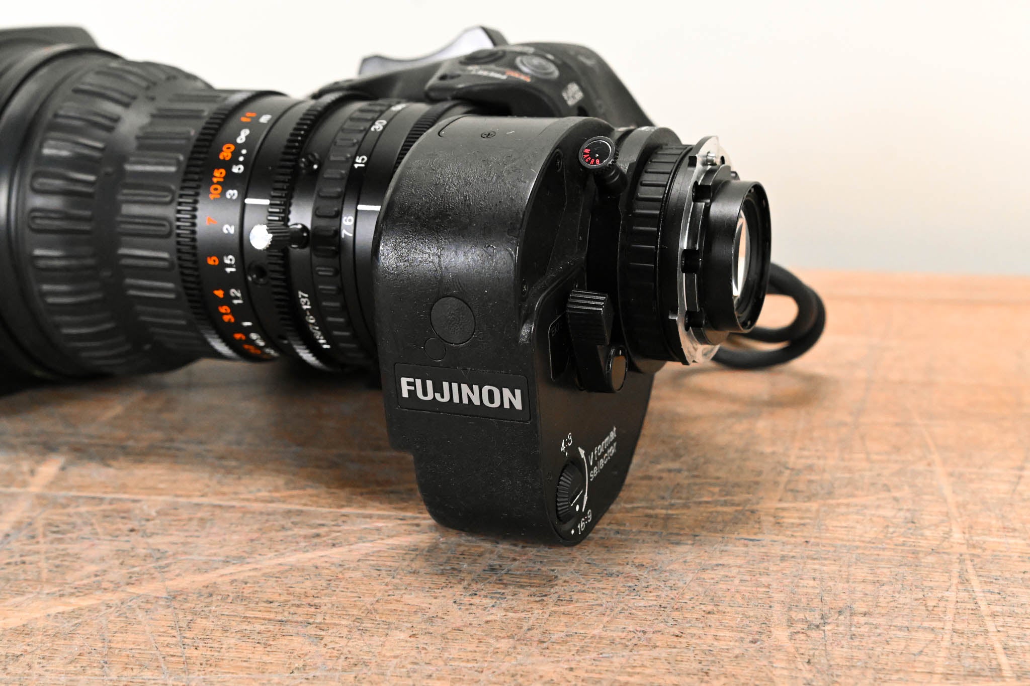 Fujinon A18x7.6BDERM-M48 2/3" 18x ENG Lens - 1:1.8/7.6-137mm