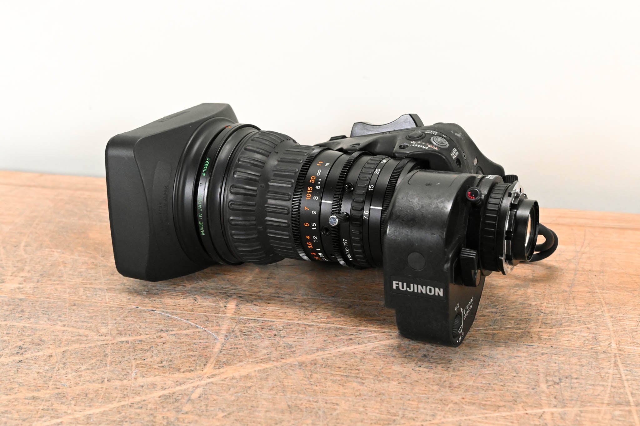 Fujinon A18x7.6BDERM-M48 2/3" 18x ENG Lens - 1:1.8/7.6-137mm