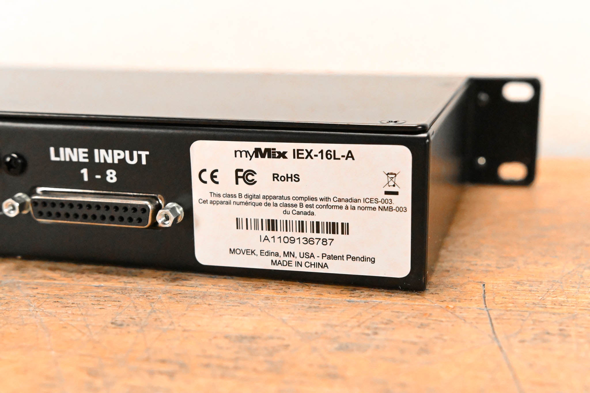 myMix IEX-16L-A 16-Channel Input Expander (NO POWER SUPPLY)