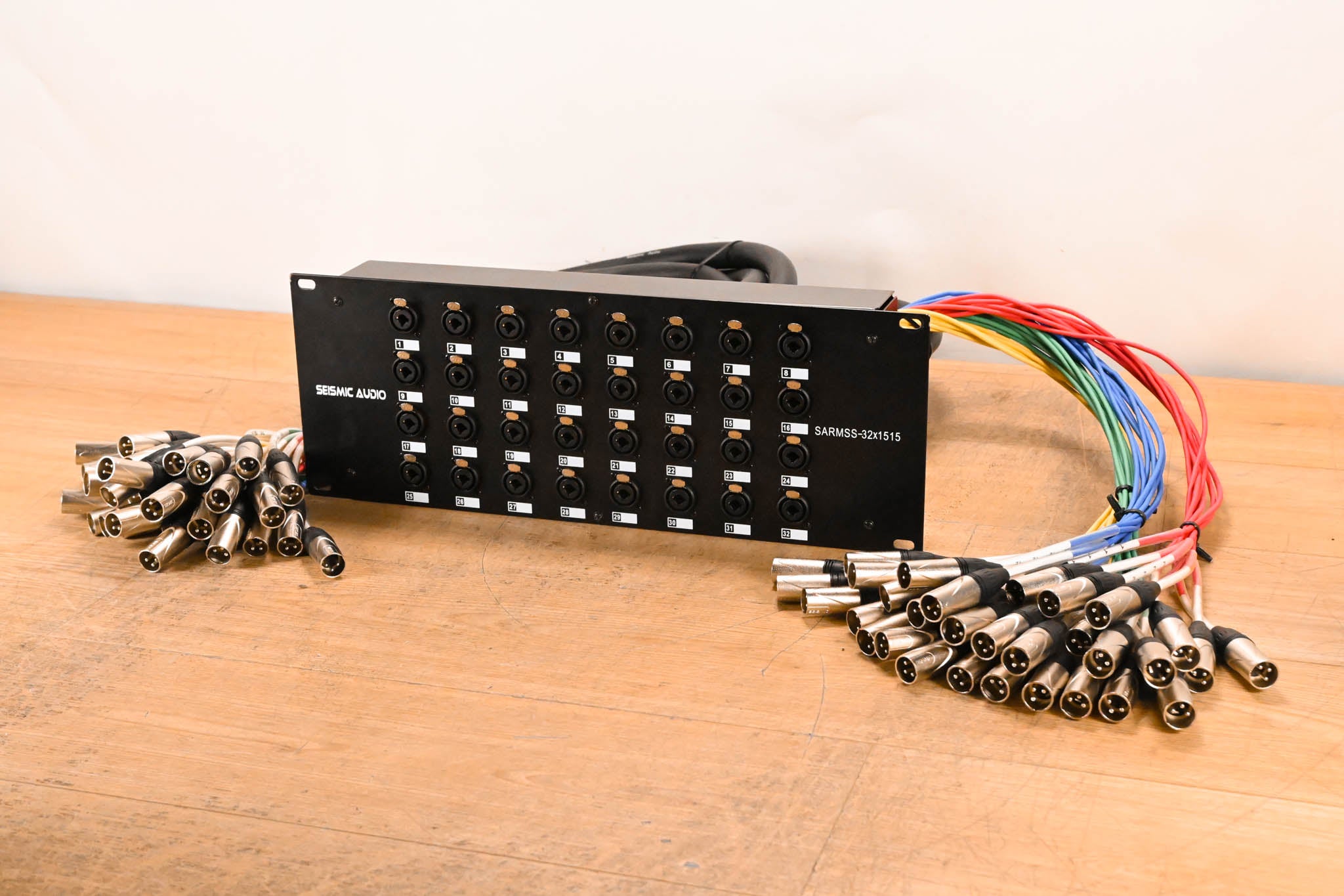 Seismic Audio SARMSS-32x1515 - 32-CH XLR TRS Combo Splitter Snake Cable