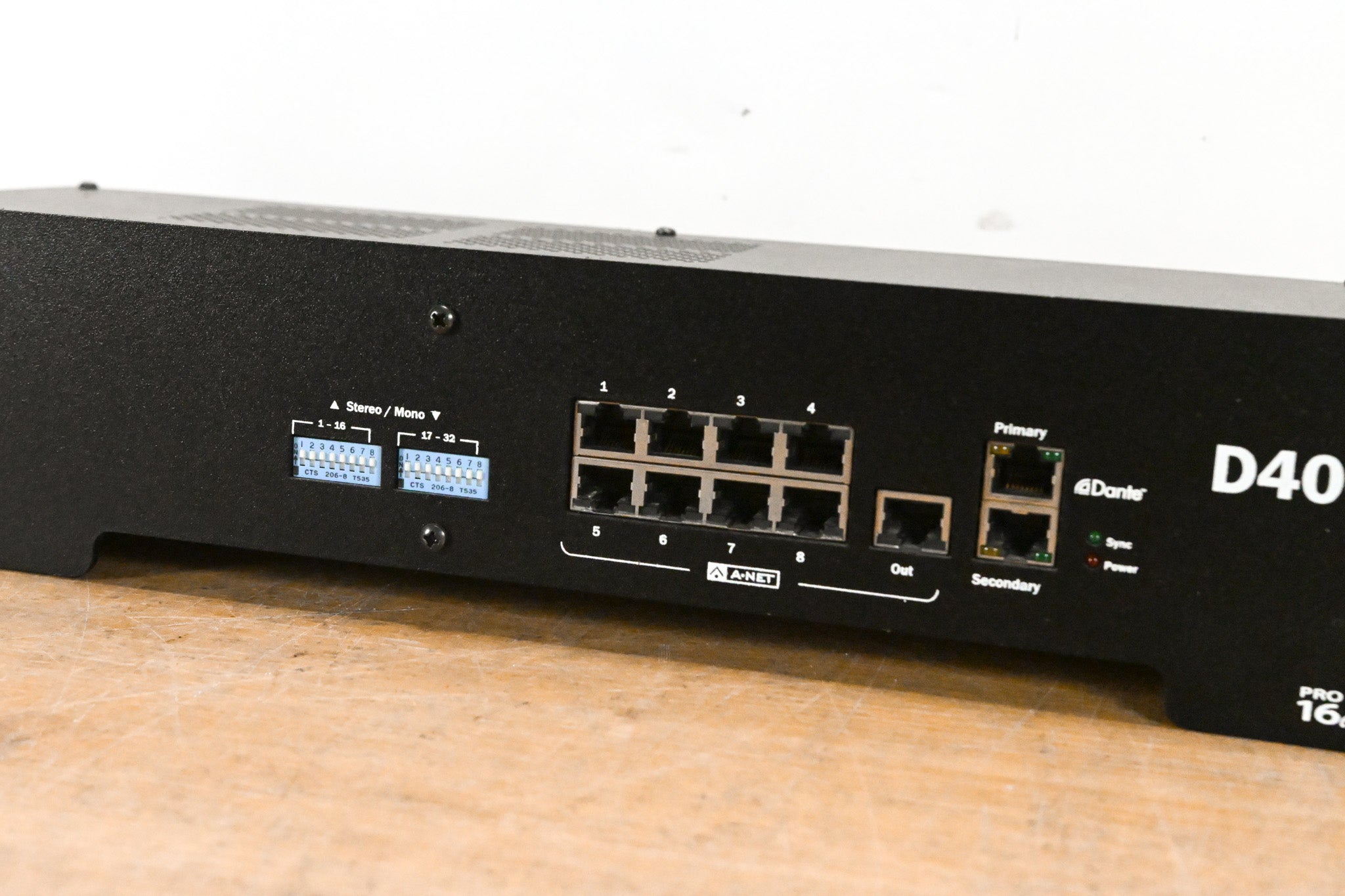Aviom D400-Dante A-Net Distributor with Dante Connectivity