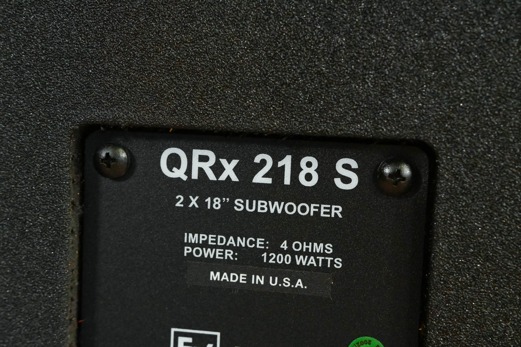 Electro-Voice (EV) QRx 218S Compact Dual 18" Subwoofer