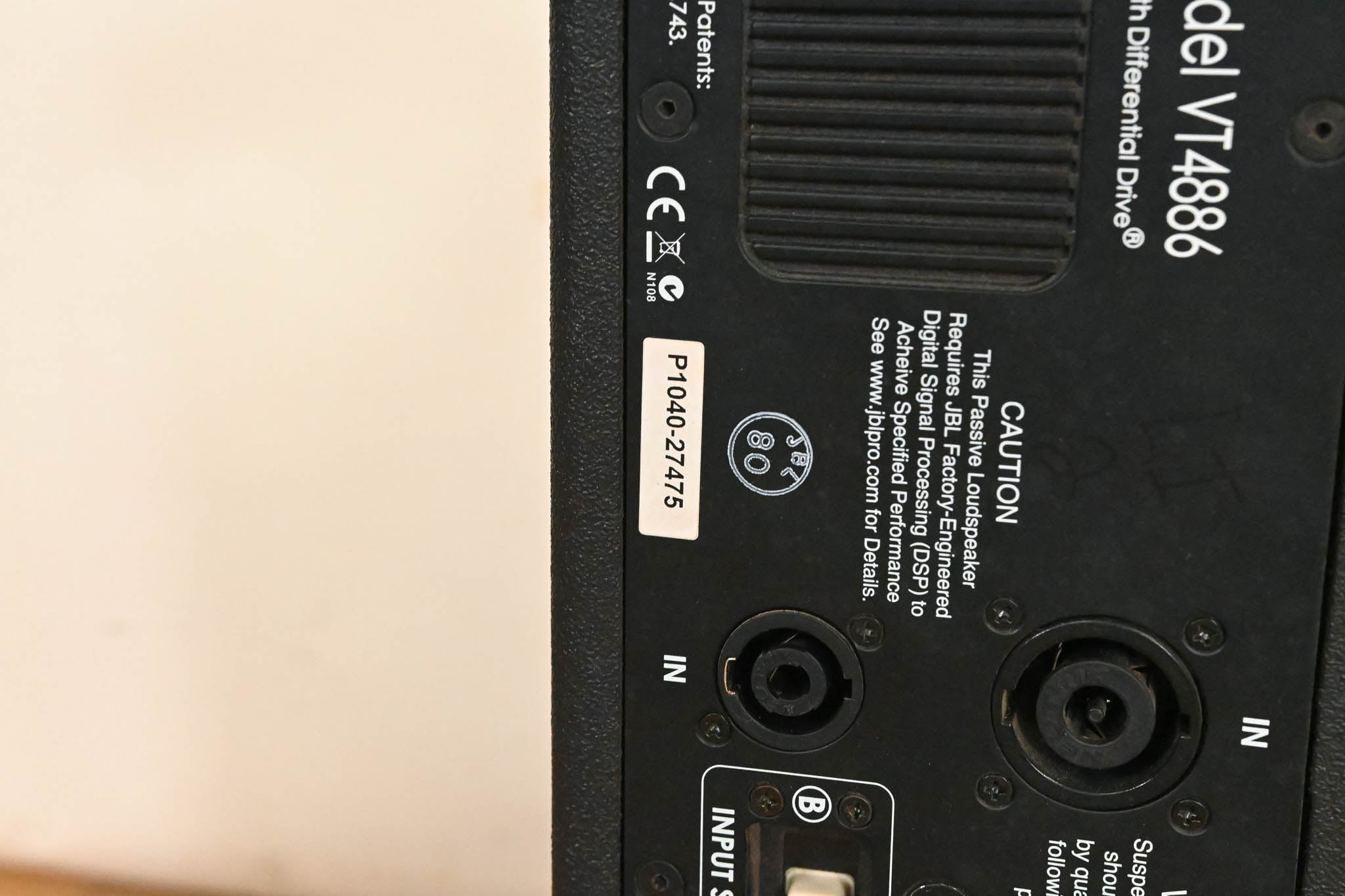 JBL VT4886 Dual 6.5" Passive Compact Line Array Loudspeakers (PAIR)