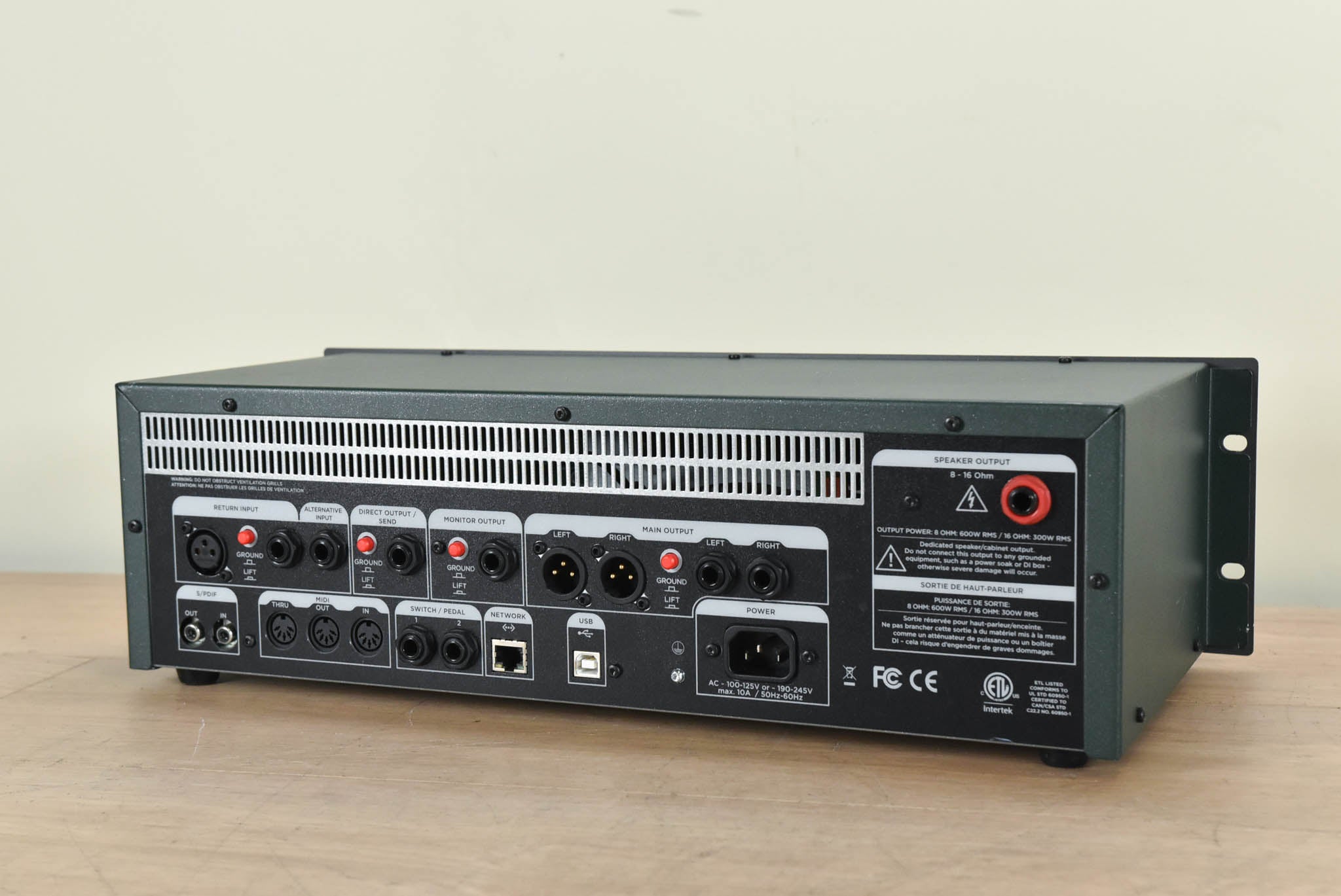 Kemper Profiler PowerRack Rackmount Profiling Amp Head