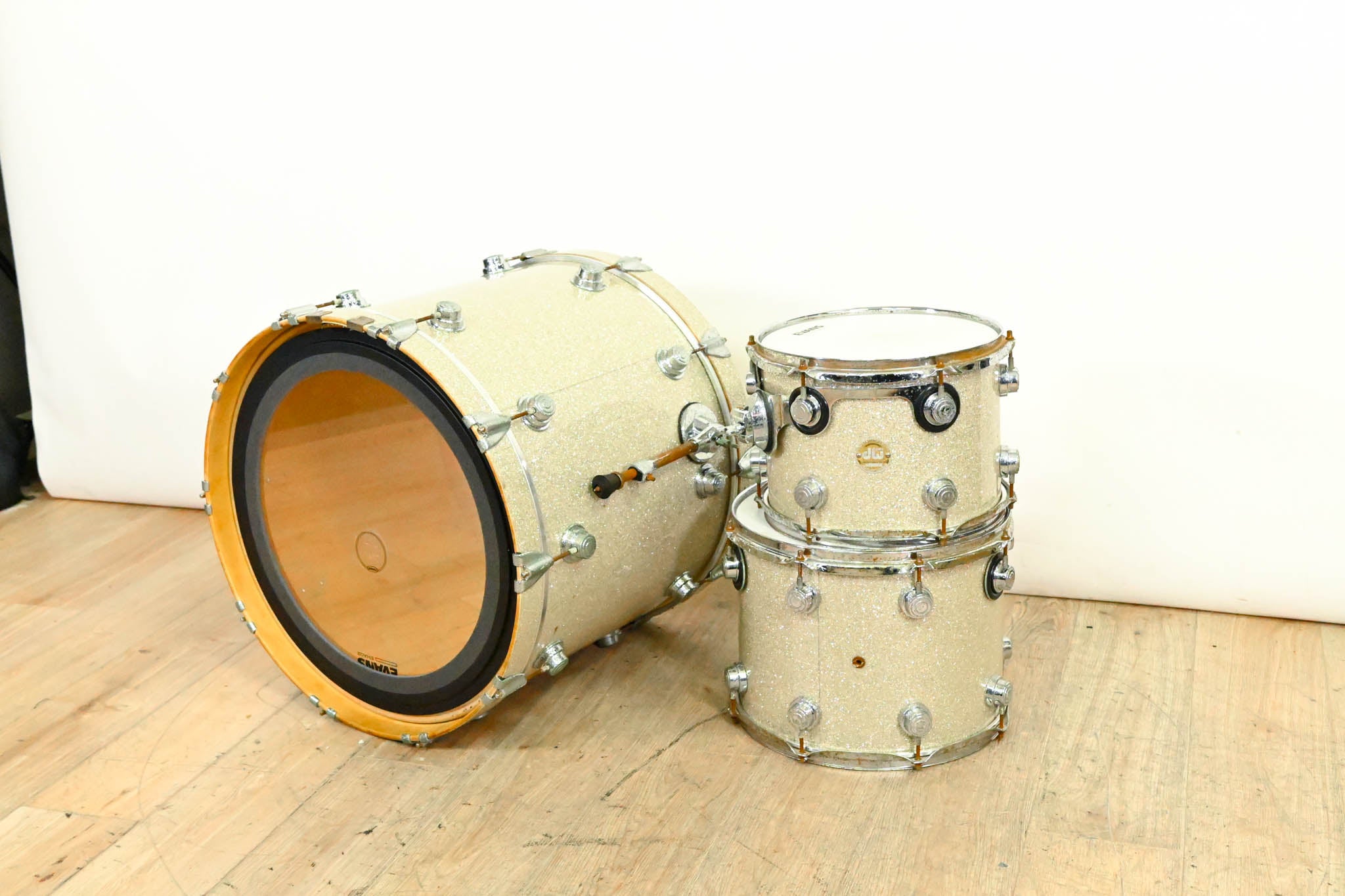 DW Collectors Series 3-Piece Shell Pack - Silver Sparkle