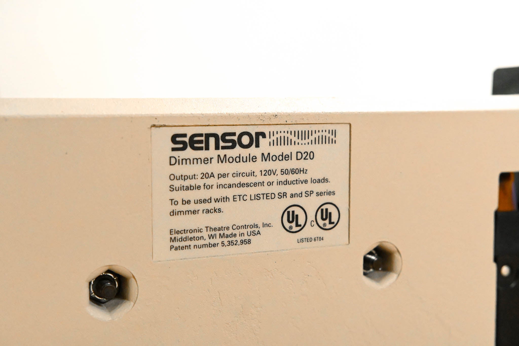 ETC D20 Dual 20A Dimmer Module (PAIR)