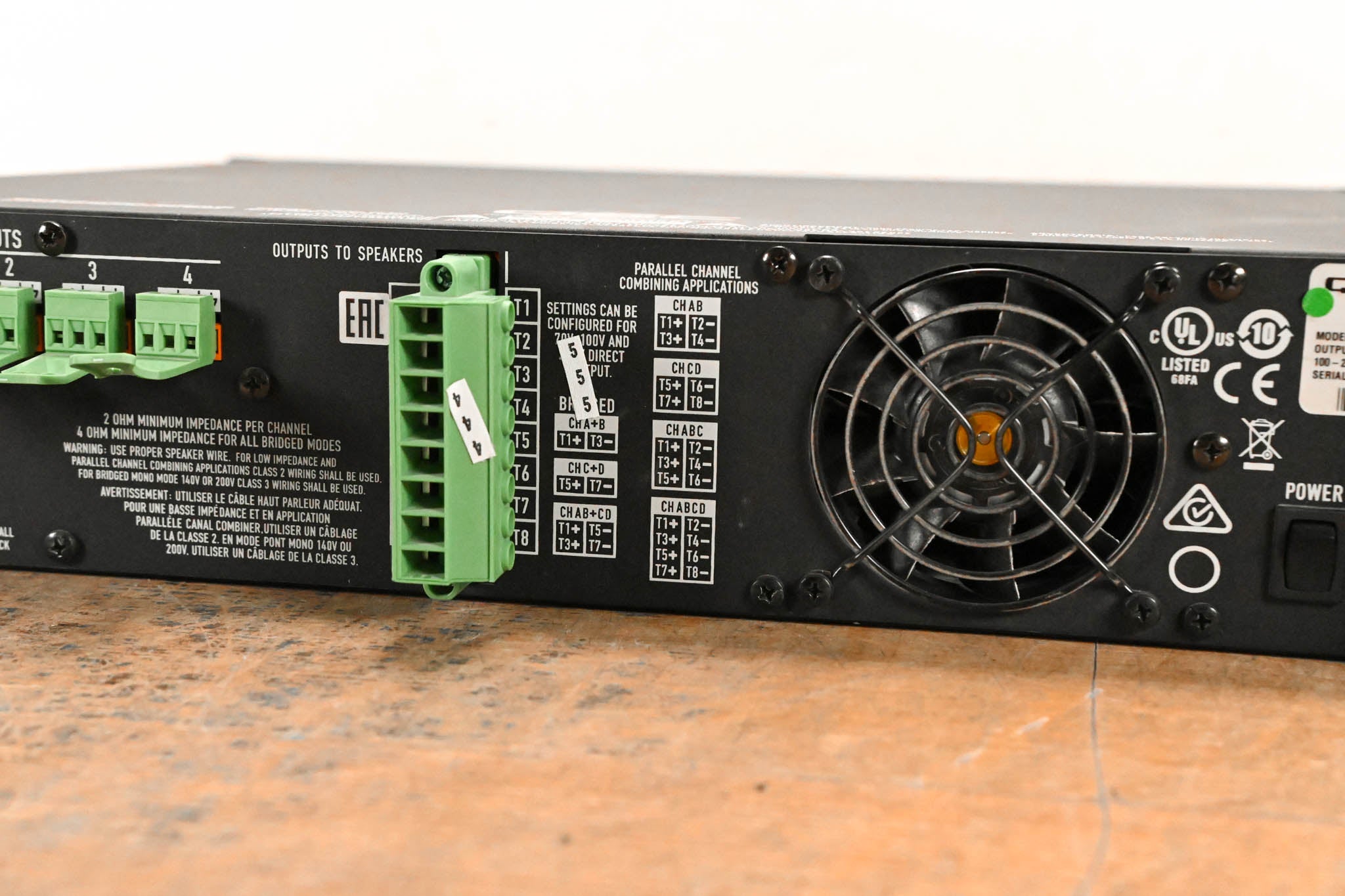 QSC CXD4.5Q 4-Channel Network Amplifier