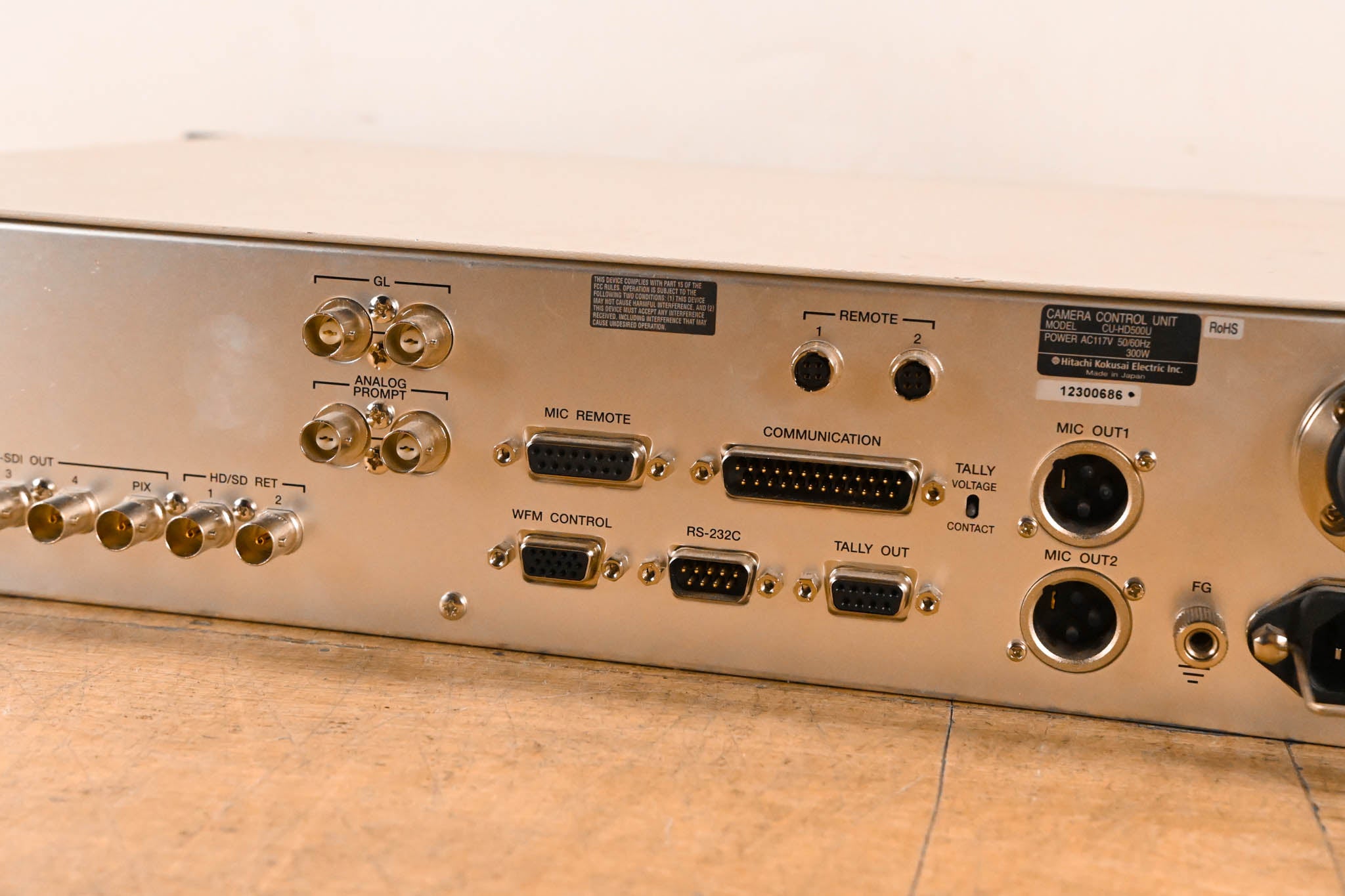 Hitachi CU-HD500 Fiber Optic Camera Control Unit