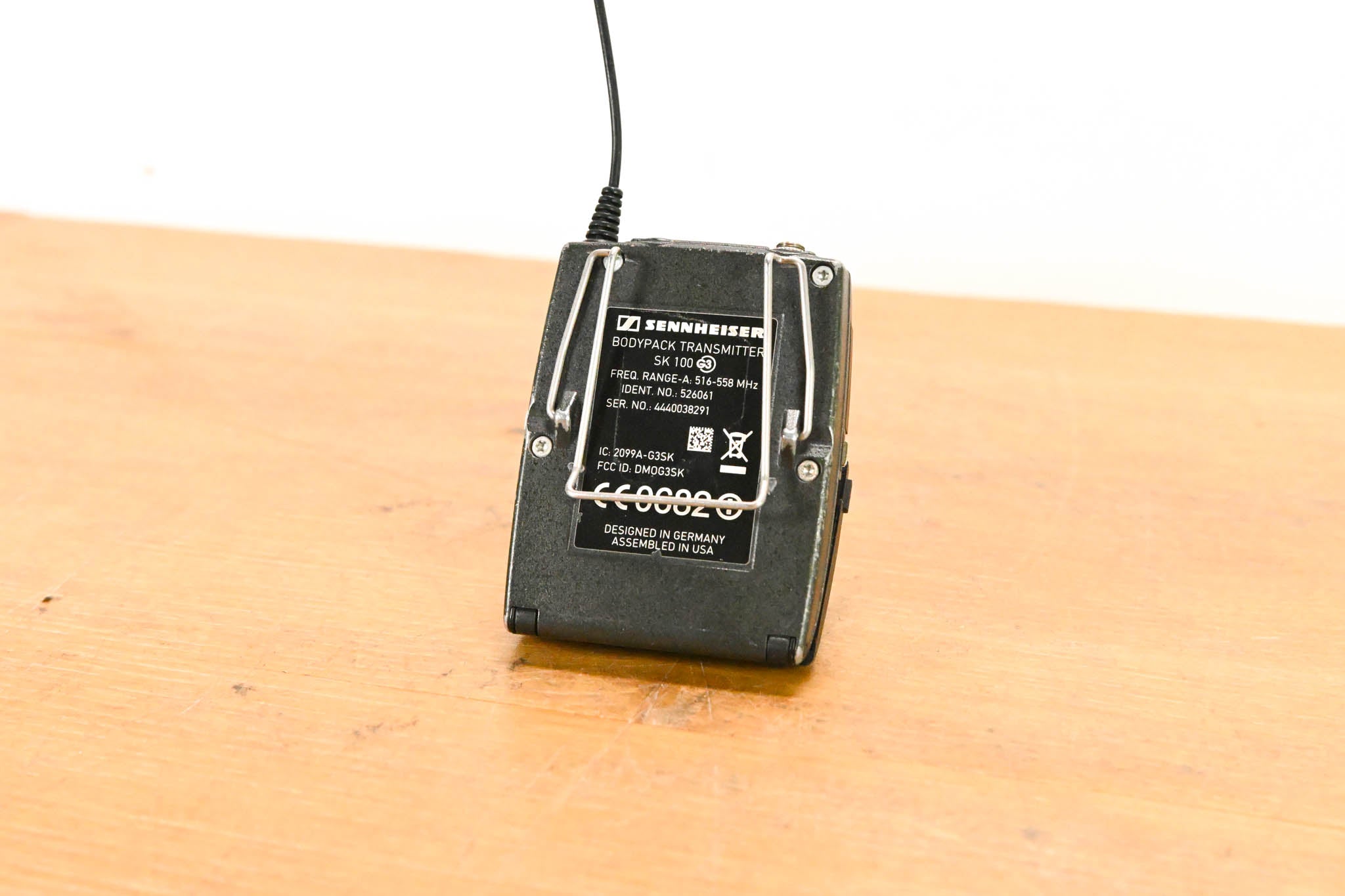 Sennheiser ew 100 G3 Bodypack Wireless System - A Range NO POWER SUPPLY