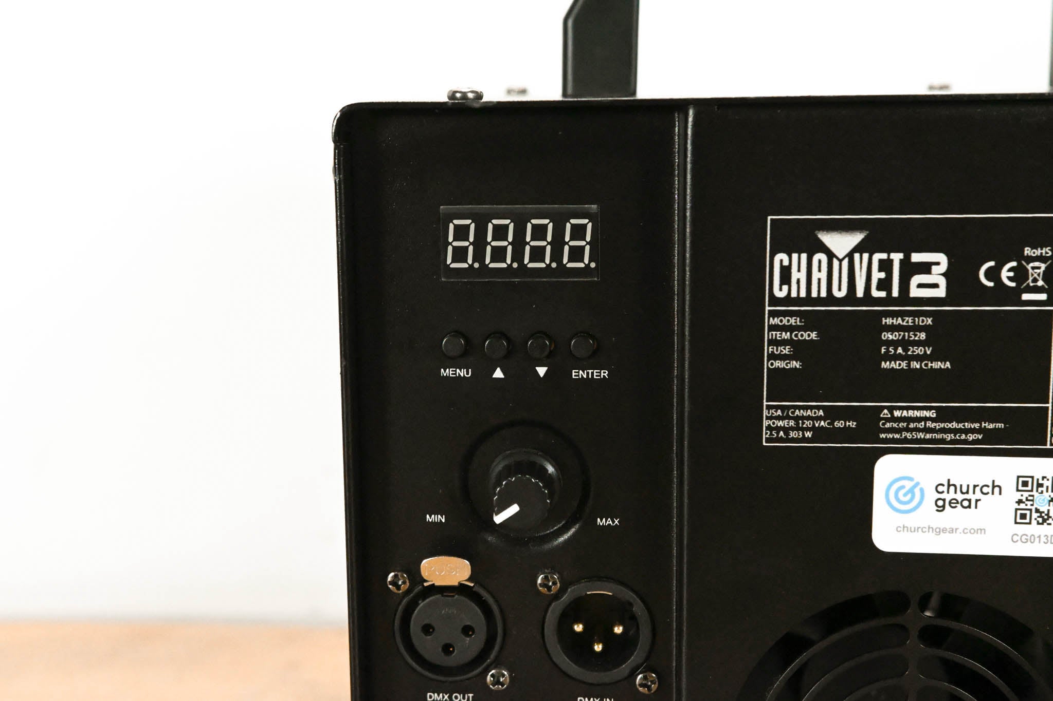 Chauvet Hurricane Haze 1DX Water-Based Haze Machine