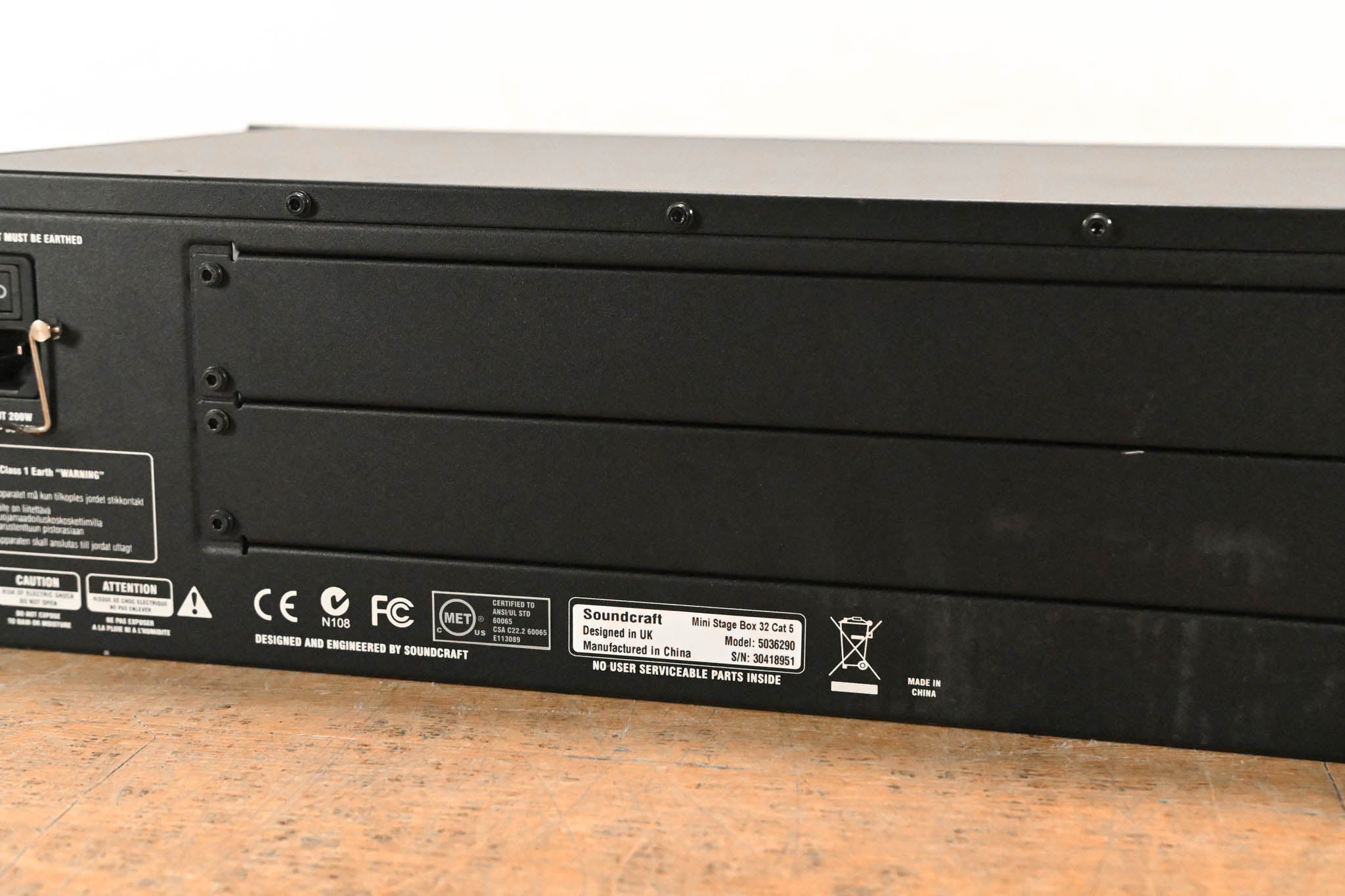 Soundcraft Mini Stagebox 32 Cat 5 32-Ch. Digital Stagebox with MADI Card