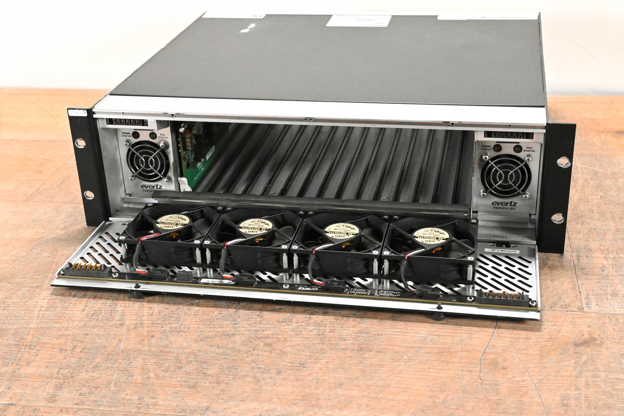 Evertz 7800FR-QT 3U Rack-Mountable Quiet Multiframe