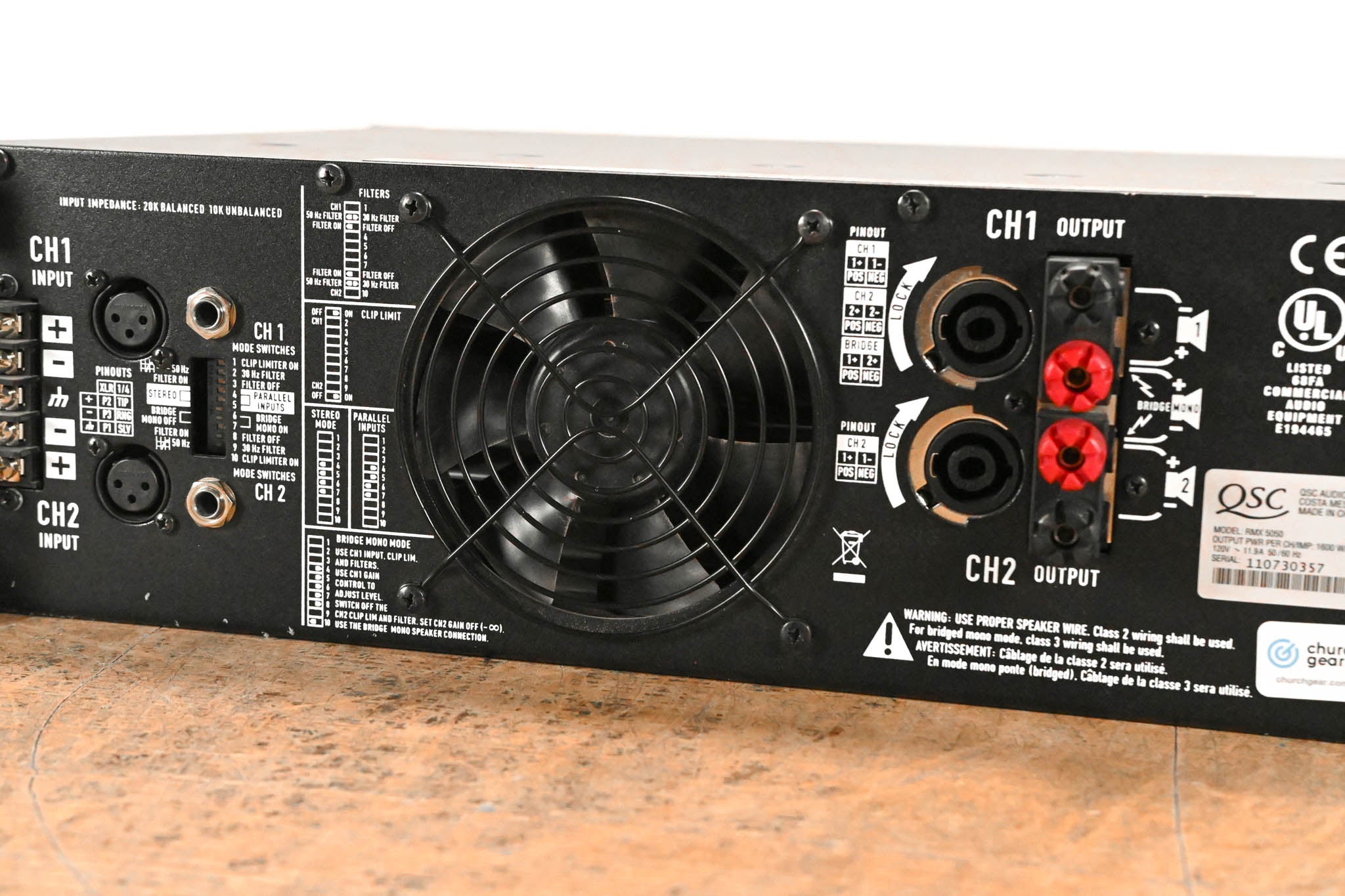QSC RMX5050 2-Channel Power Amplifier