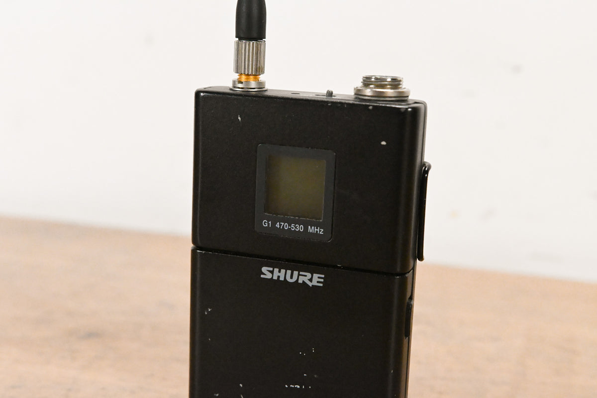 Shure UR1 Wireless Bodypack Transmitter - G1 Band: 470-530 MHz