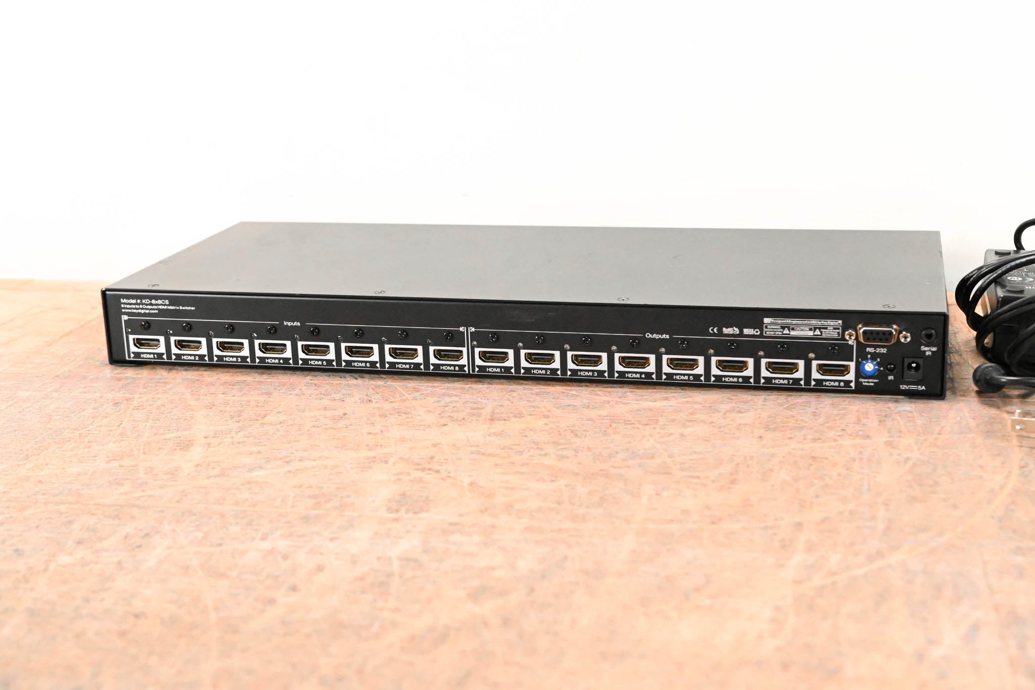 Key Digital KD-8X8CS 8 Inputs to 8 Outputs HDMI Matrix Switcher