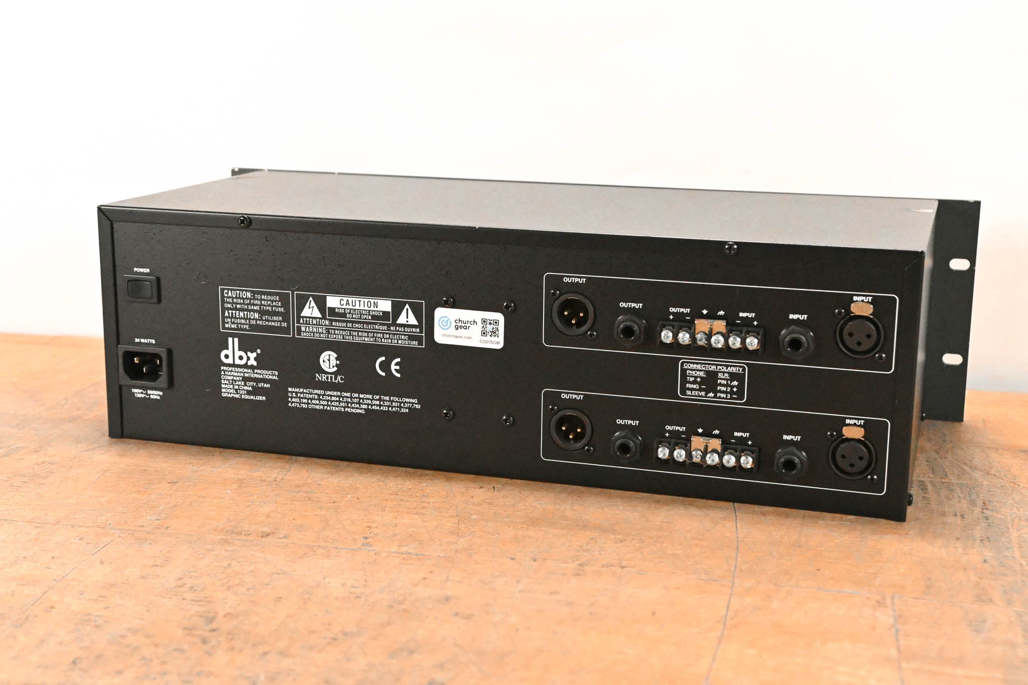 dbx 1231 Dual-Channel 31-Band Graphic Equalizer