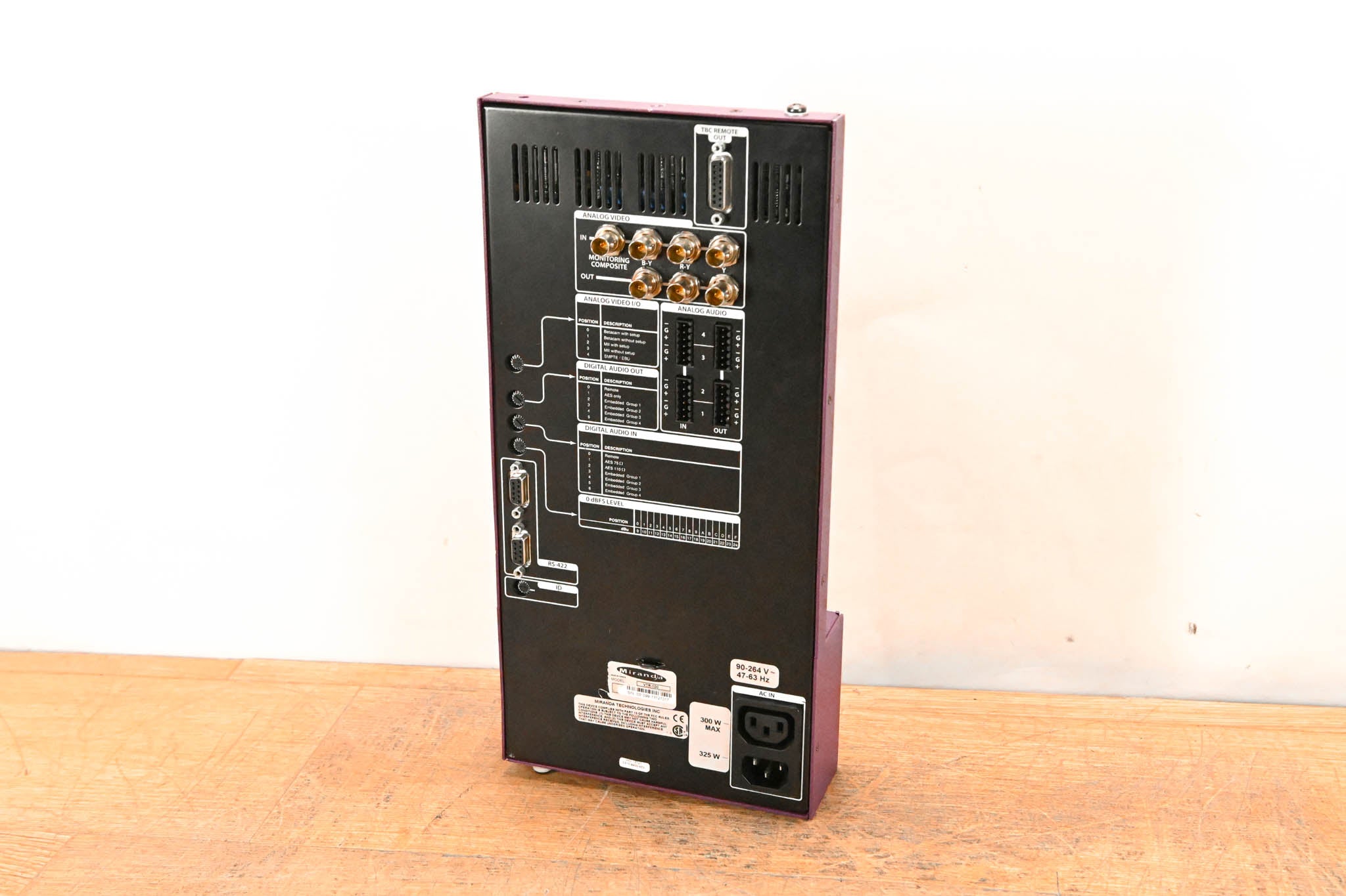Miranda VTR-100 Analog to Digital Bi-Directional Media Converter