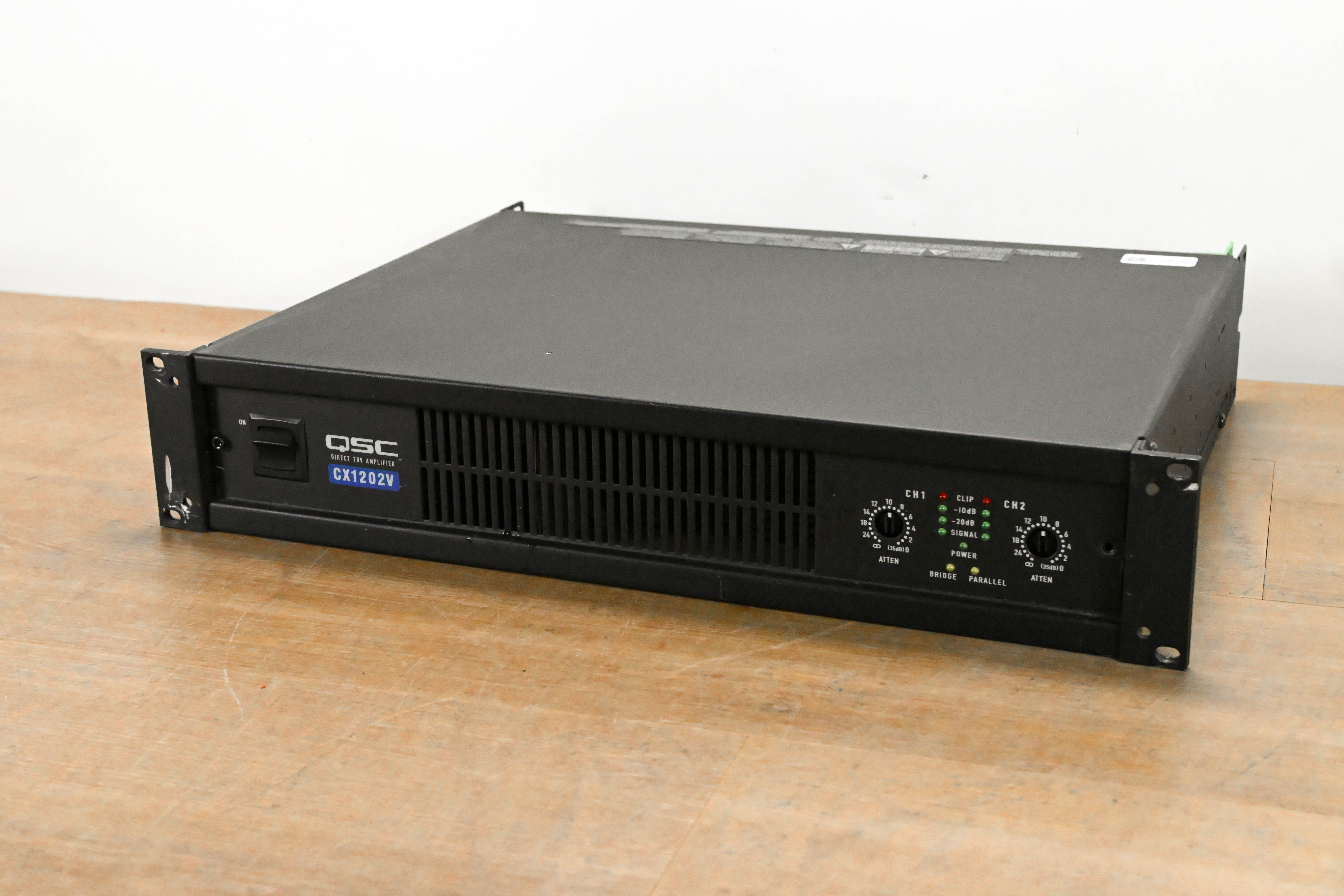 QSC CX1202V 1200W 70V 2-Channel Power Amplifier