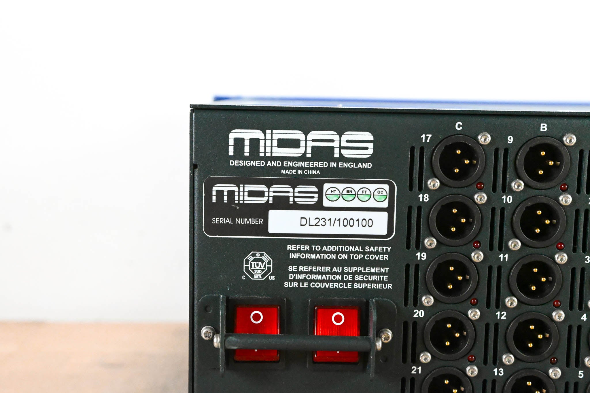 Midas DL231 24x24 Active Microphone Splitter