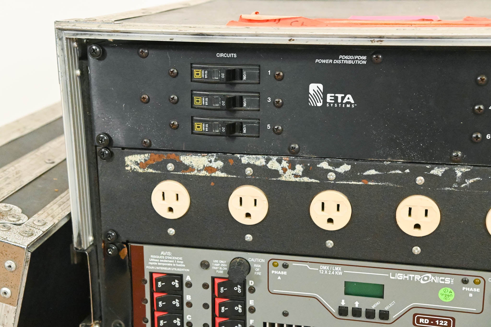 Lightronics 24-Channel Dimmer Rack with Road Case