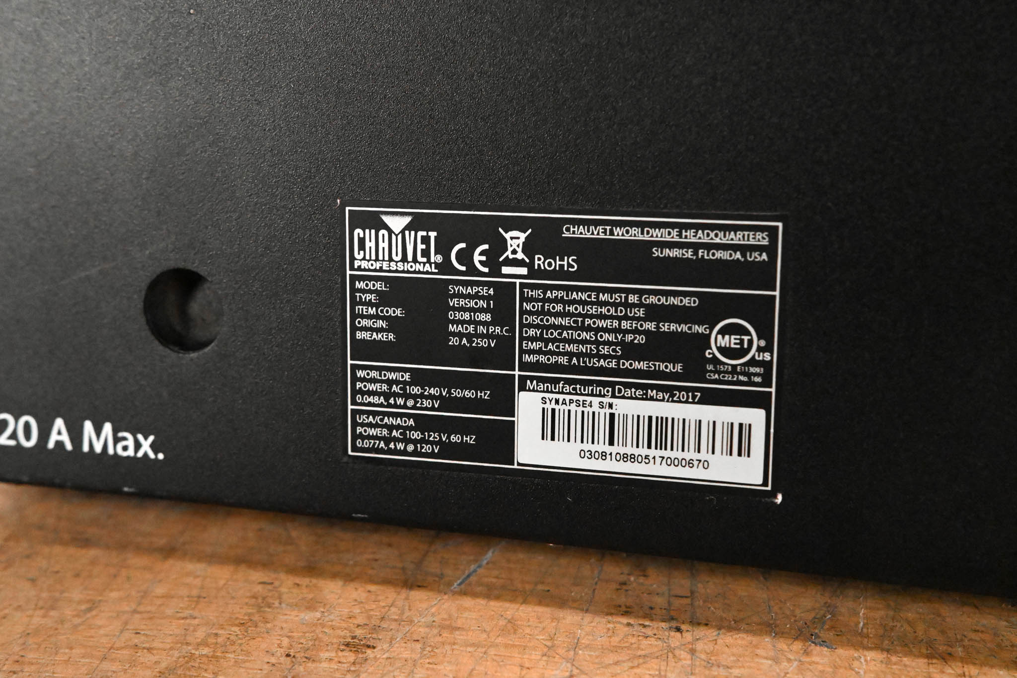 Chauvet Synapse 4 Intelligent DMX Relay Pack