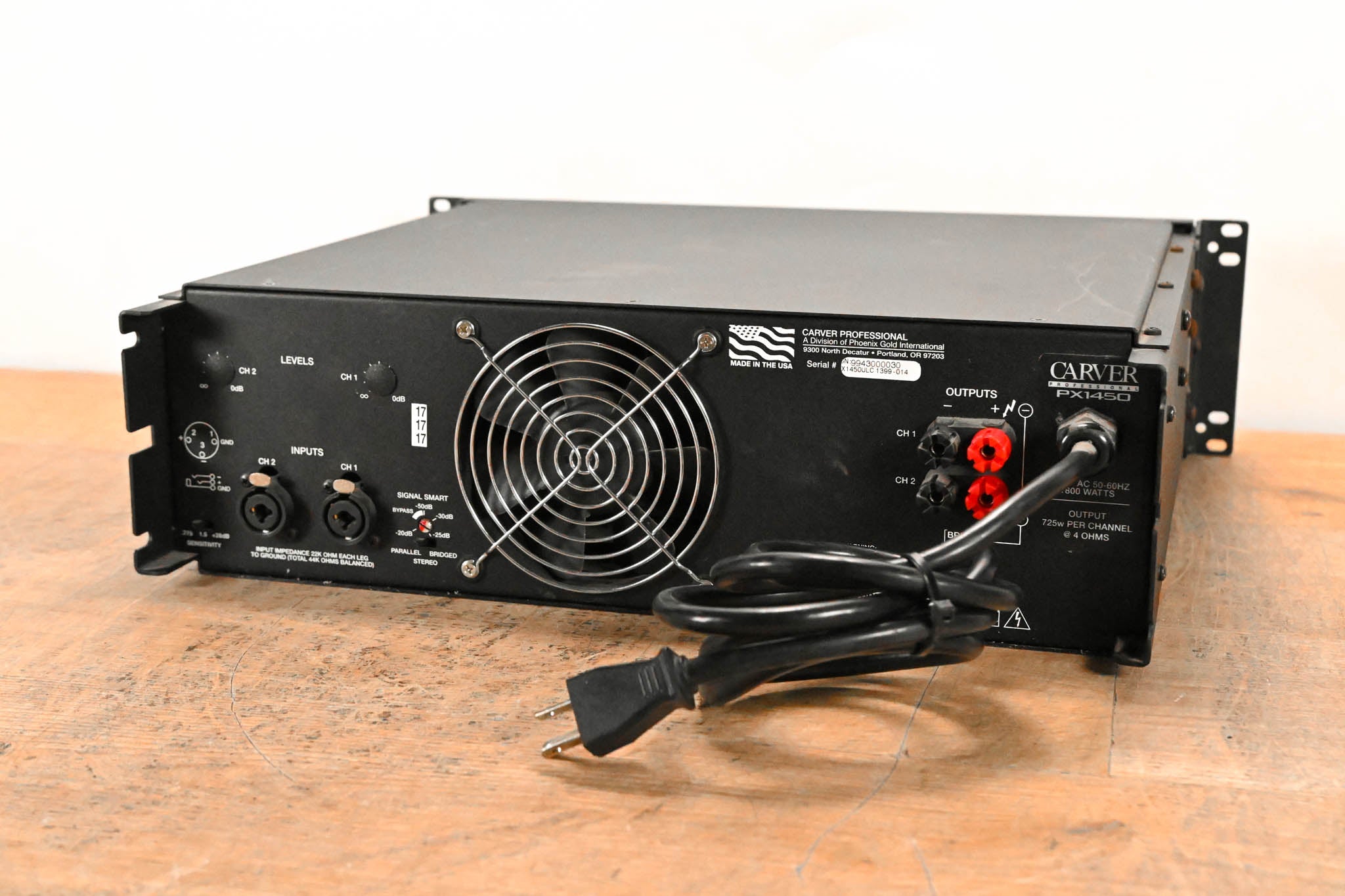 Carver PX1450 2-Channel Power Amplifier