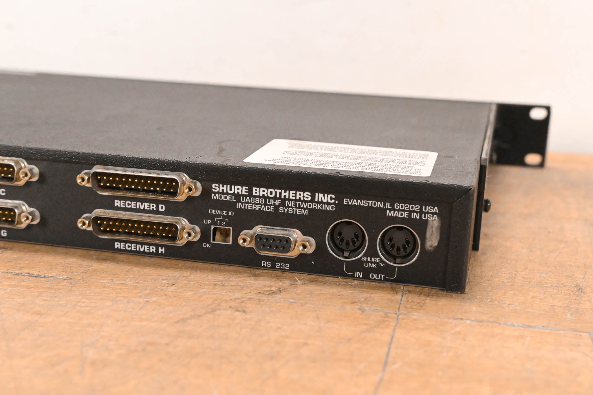 Shure UA888 UHF Networking Interface System (NO POWER SUPPLY)