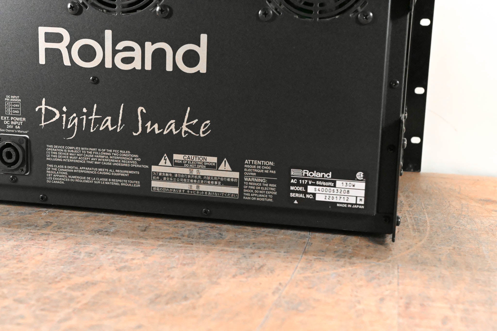 Roland S-4000S-3208 Digital Snake 32x8 Modular Stage Unit