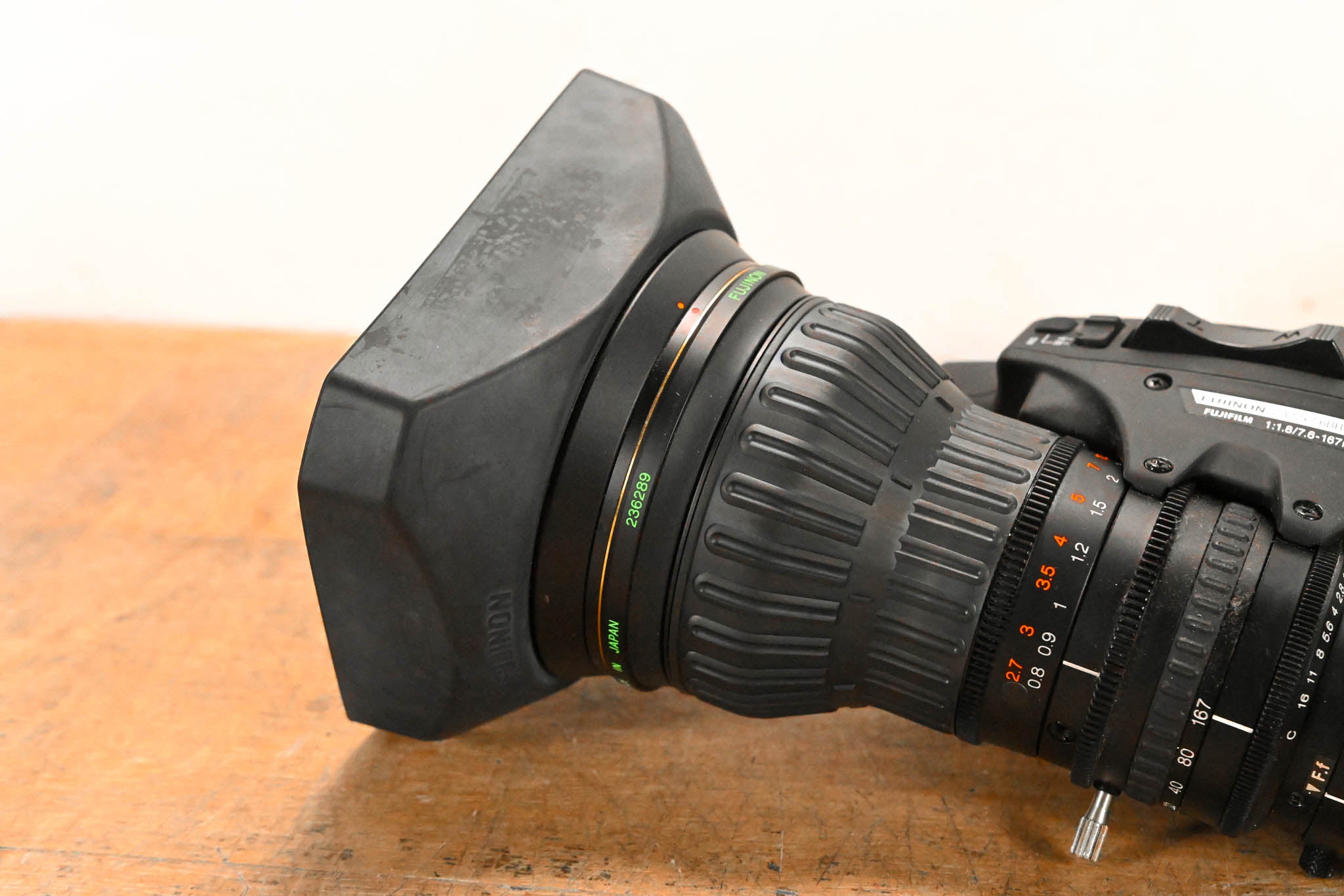 Fujinon ZA22x7.6BRM-M6 TV Zoom Lens - 1:1.8/7.6-167mm