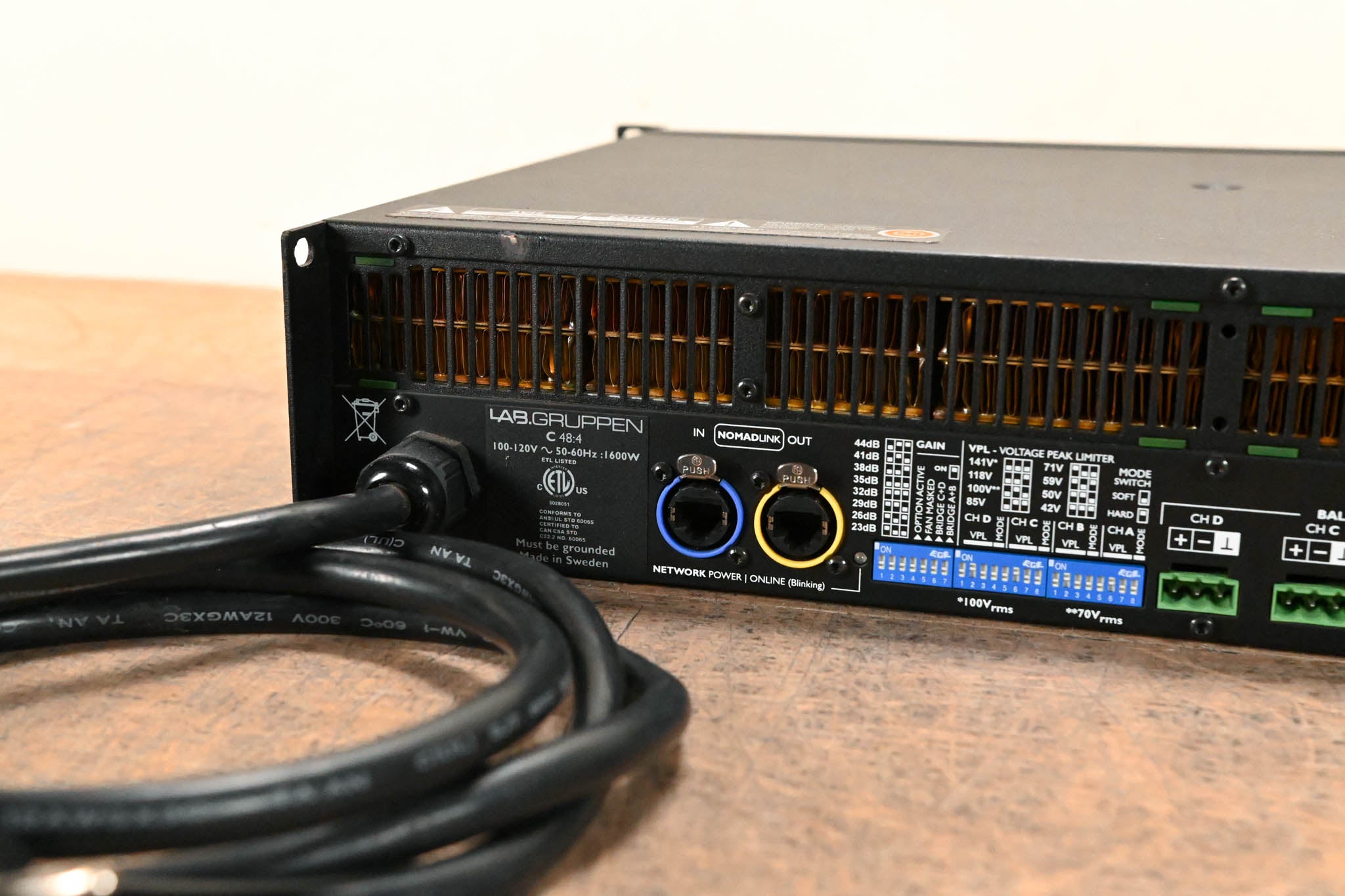Lab Gruppen C 48:4 4800W 4-Channel Power Amplifier