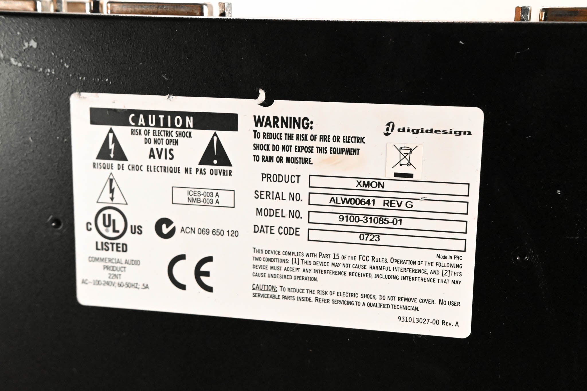Digidesign XMON Monitor Controller