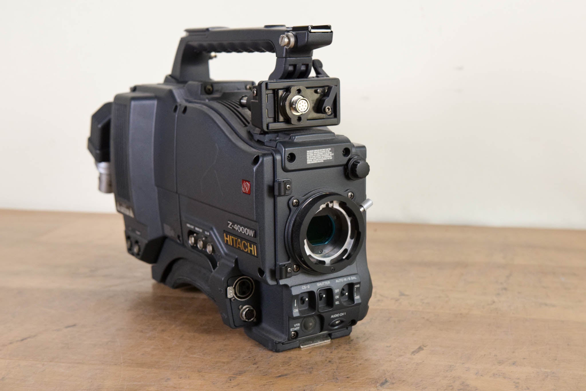 Hitachi Z-4000W CCD Camcorder with CX-Z3A Triax Adapter